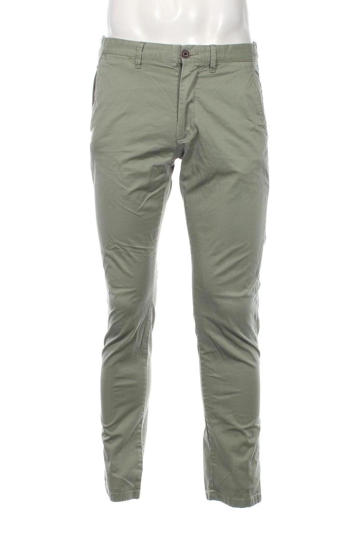 Pantaloni de bărbați Selected Homme, Mărime M, Culoare Verde, Preț 67,99 Lei