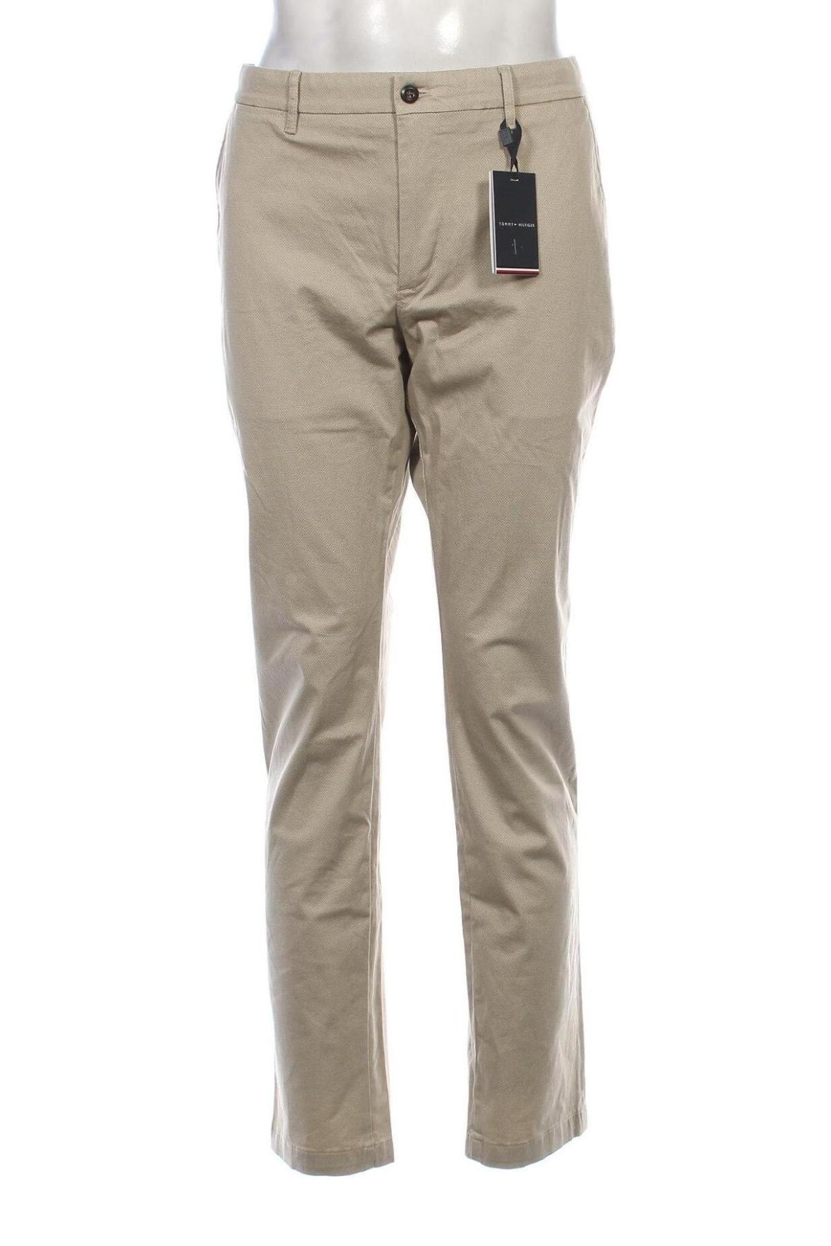 Pantaloni de bărbați Tommy Hilfiger, Mărime L, Culoare Bej, Preț 462,99 Lei