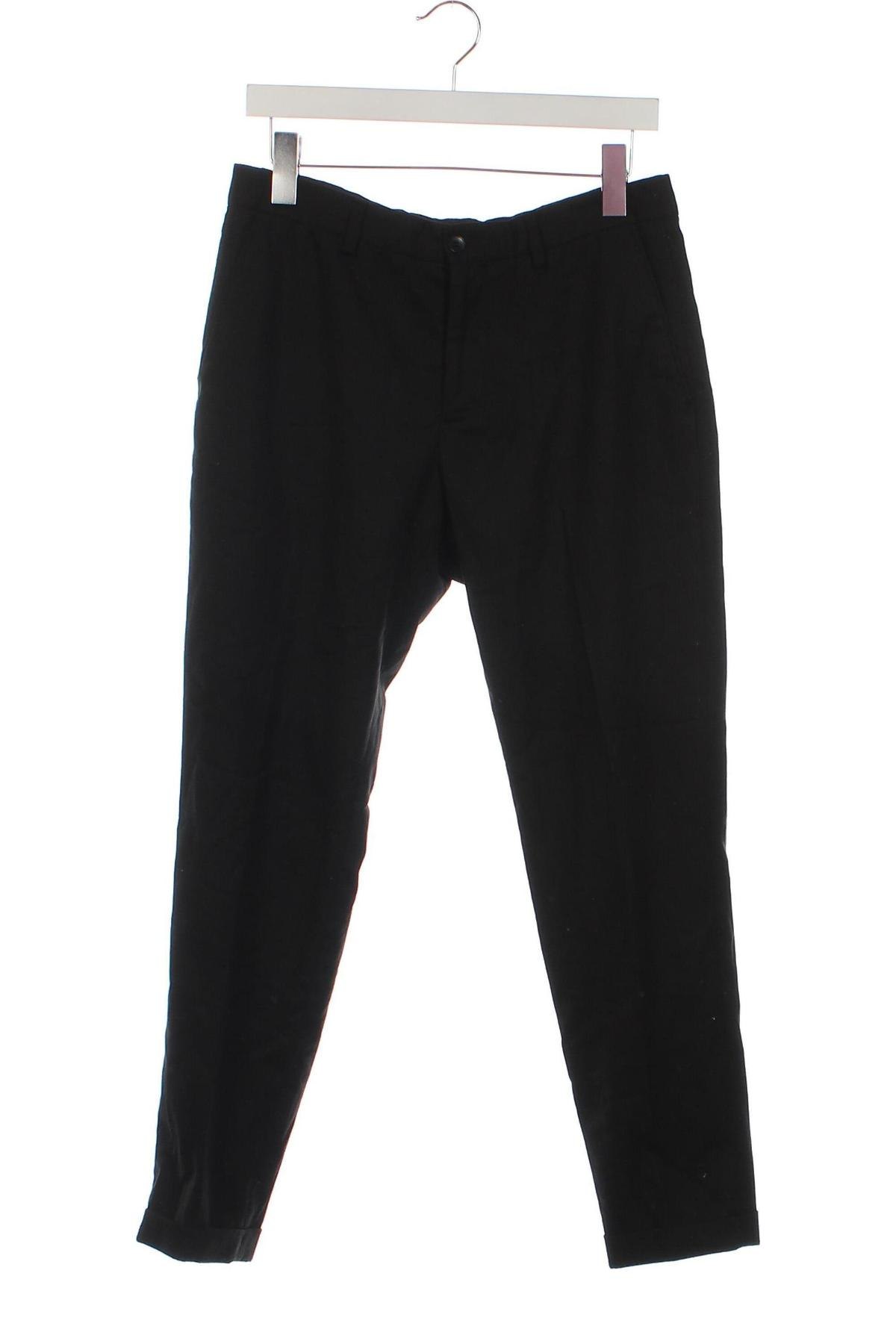 Pantaloni de bărbați Zara, Mărime S, Culoare Negru, Preț 32,99 Lei