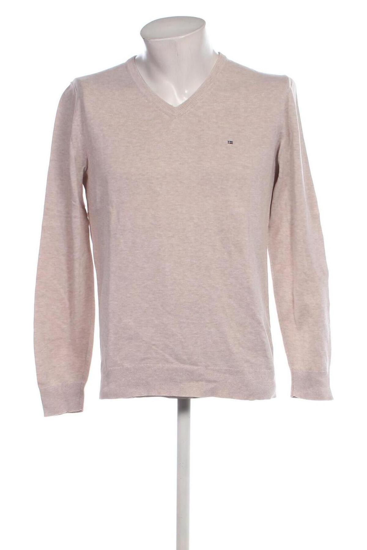 Herrenpullover Christian Berg, Größe M, Farbe Beige, Preis 13,99 €