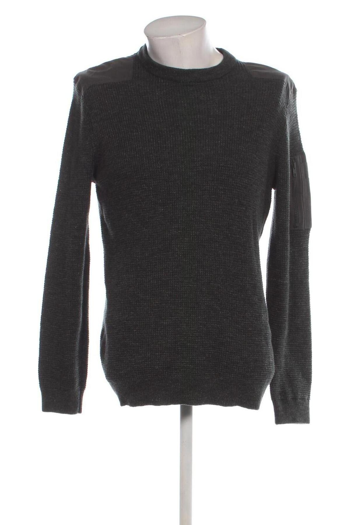 Herrenpullover H&M L.O.G.G., Größe M, Farbe Grün, Preis 10,79 €