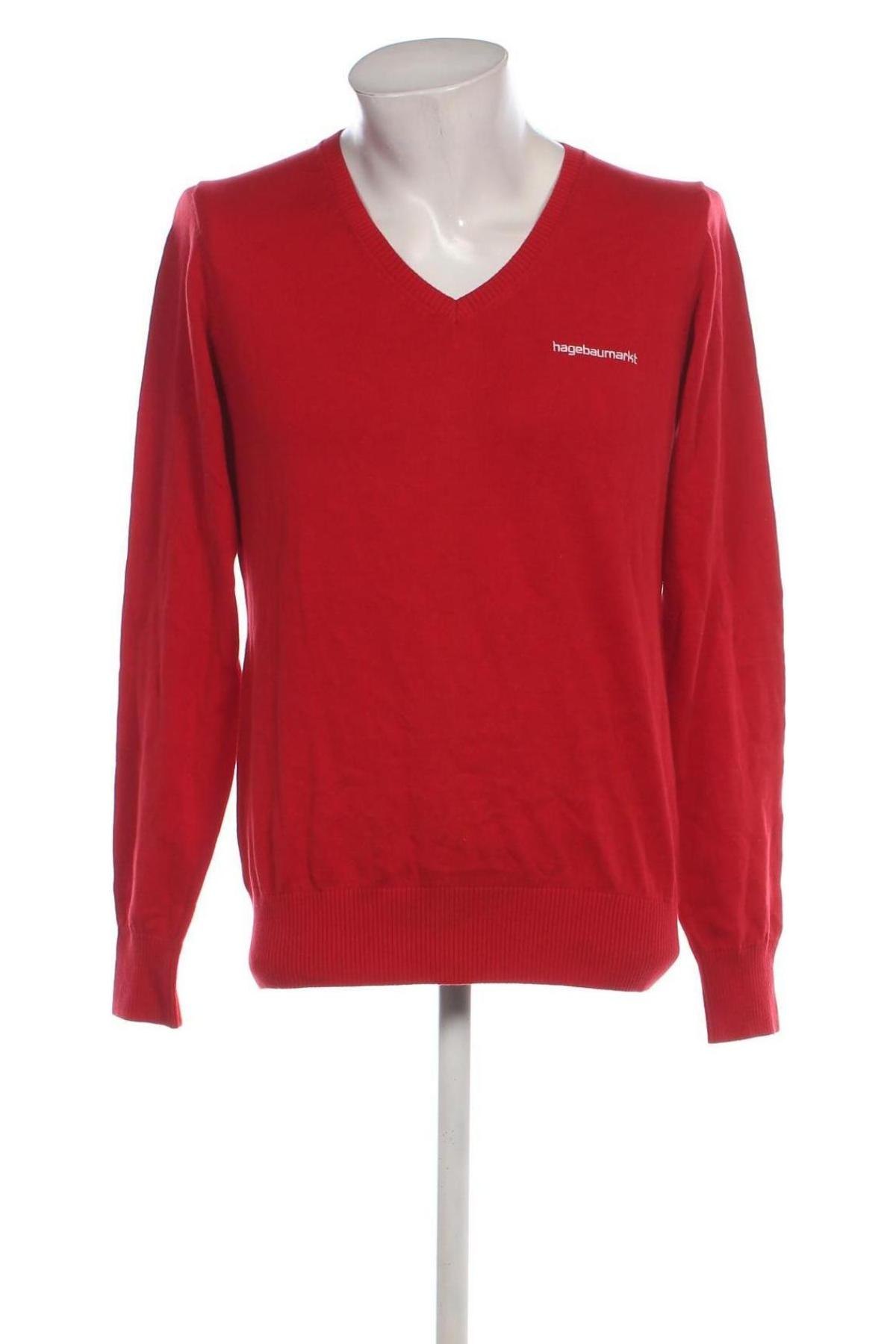 Herrenpullover Hakro, Größe XL, Farbe Rot, Preis 11,49 €