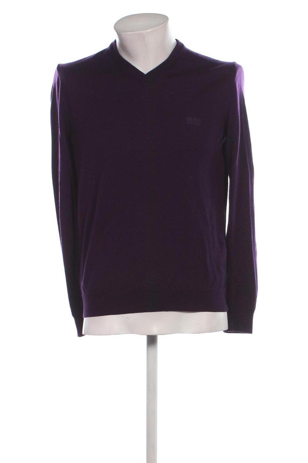 Herrenpullover Hugo Boss, Größe M, Farbe Lila, Preis € 46,99