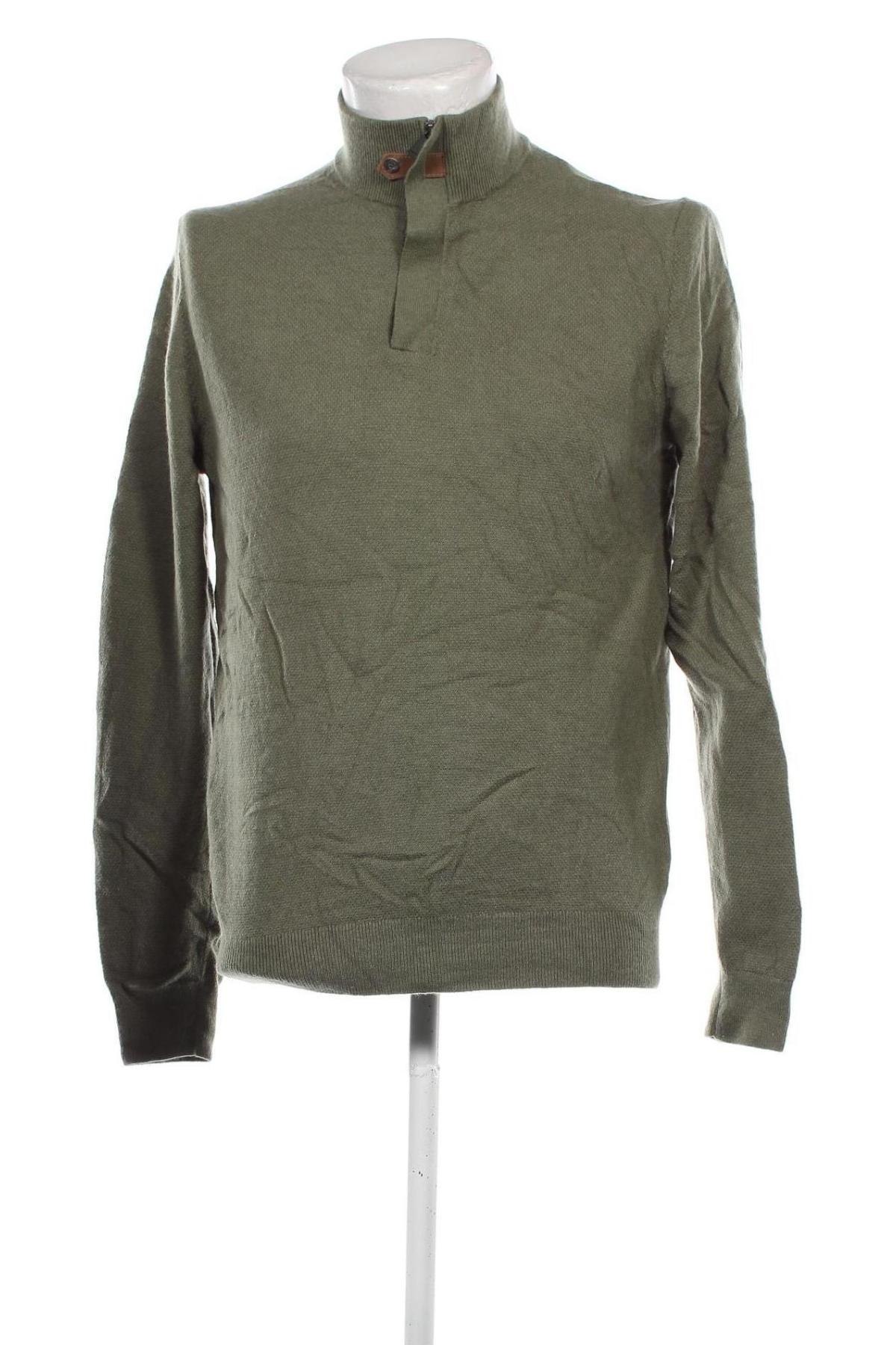 Męski sweter Massimo Dutti, Rozmiar L, Kolor Zielony, Cena 179,99 zł