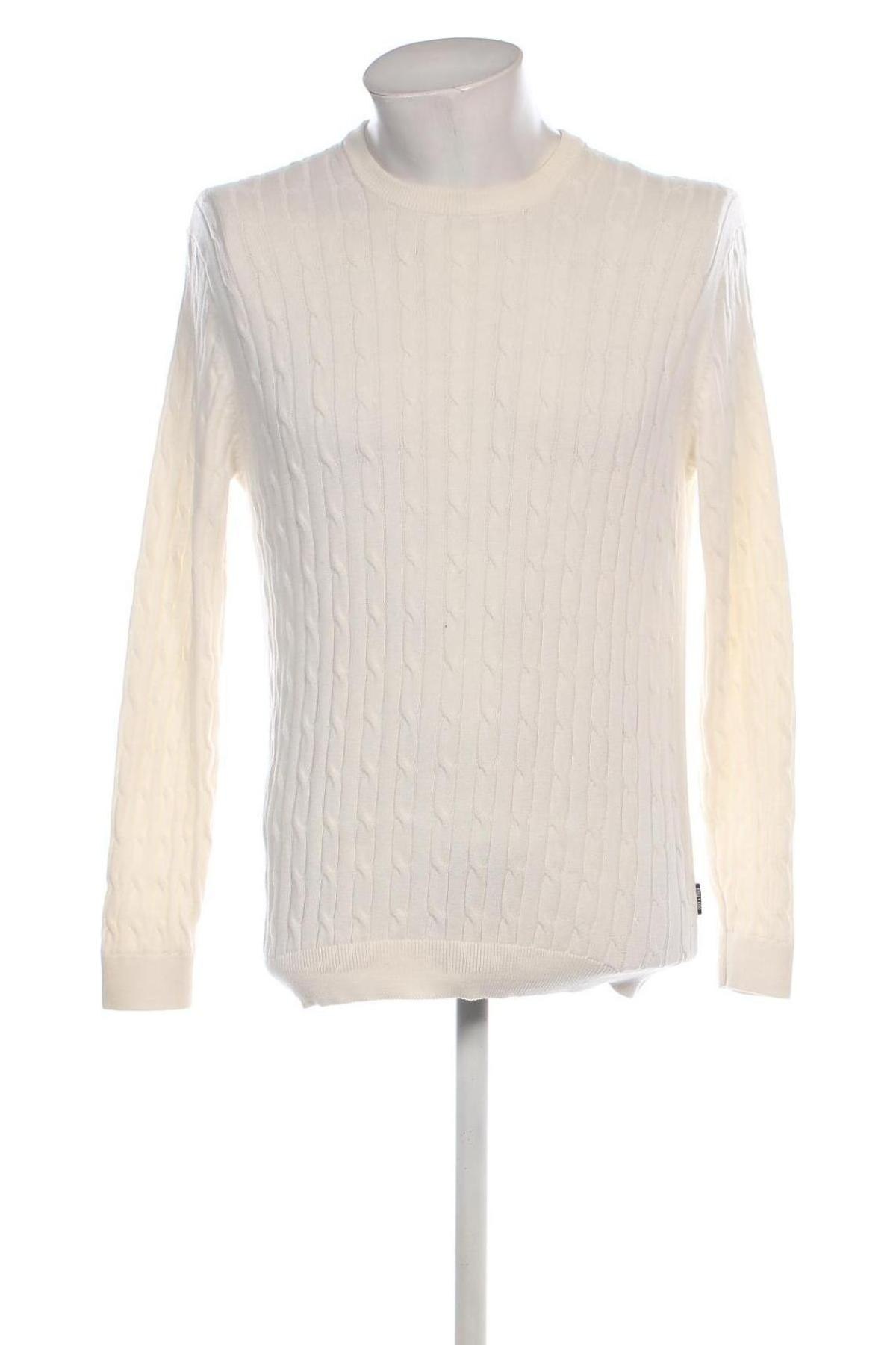 Herrenpullover Only & Sons, Größe L, Farbe Weiß, Preis € 10,99