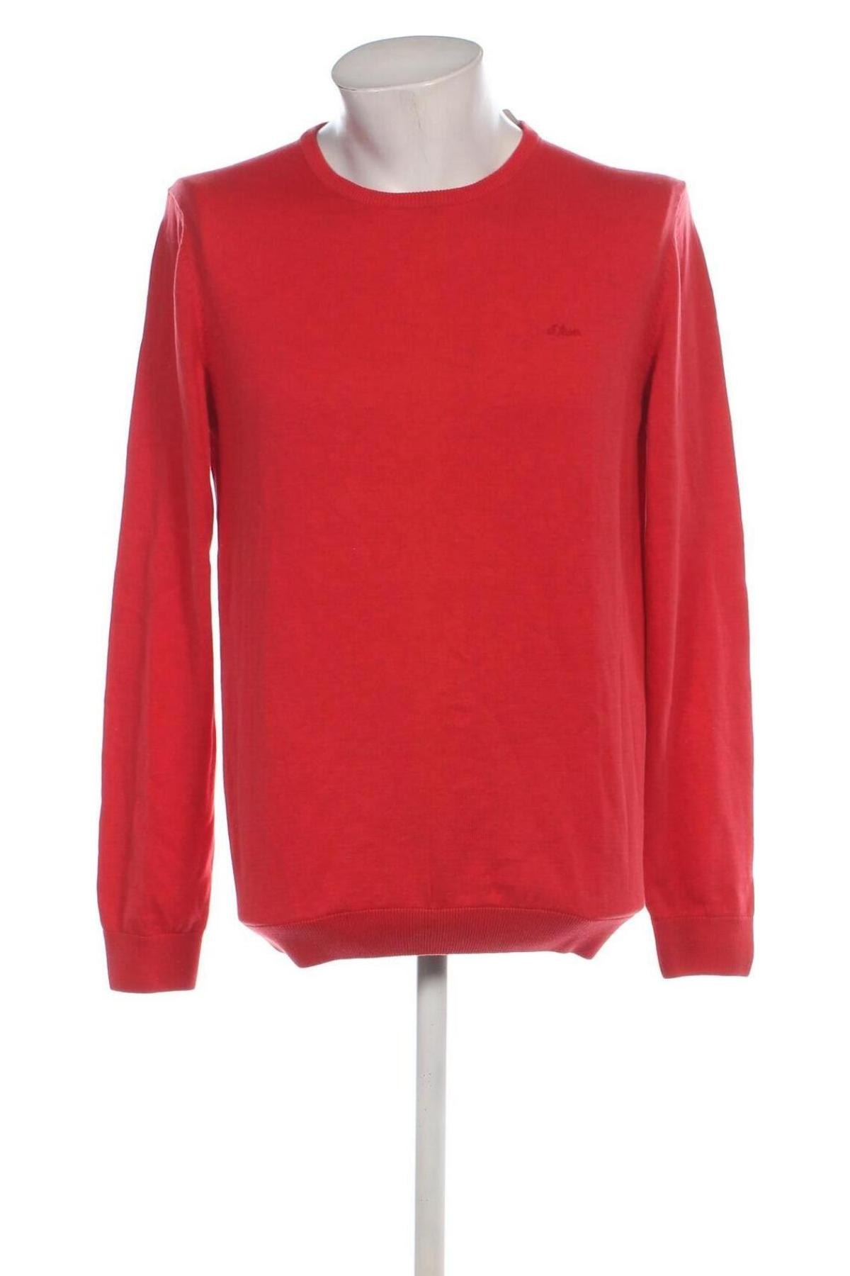 Herrenpullover S.Oliver, Größe L, Farbe Rot, Preis € 12,29