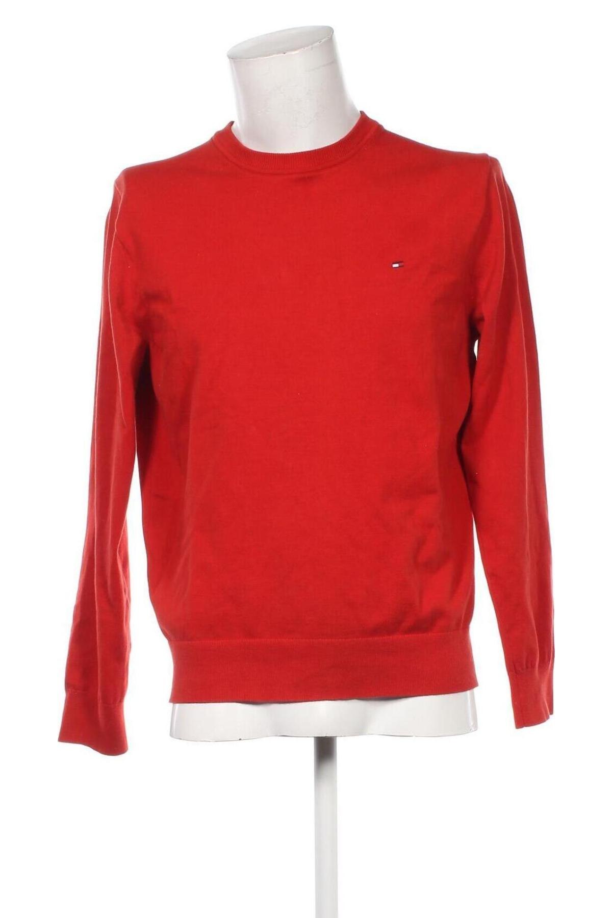 Herrenpullover Tommy Hilfiger, Größe L, Farbe Rot, Preis 98,49 €