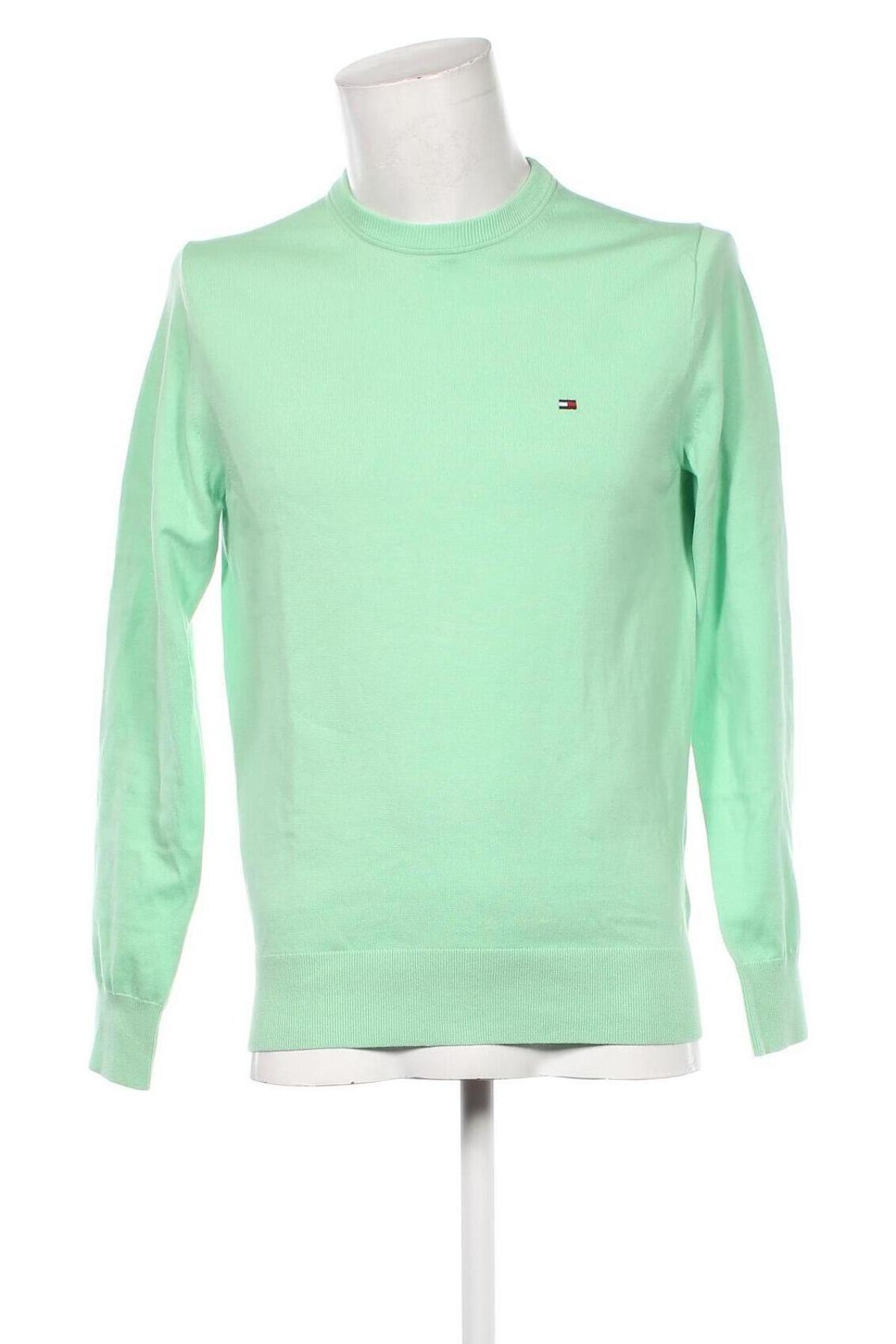 Pulover de bărbați Tommy Hilfiger, Mărime M, Culoare Verde, Preț 462,99 Lei