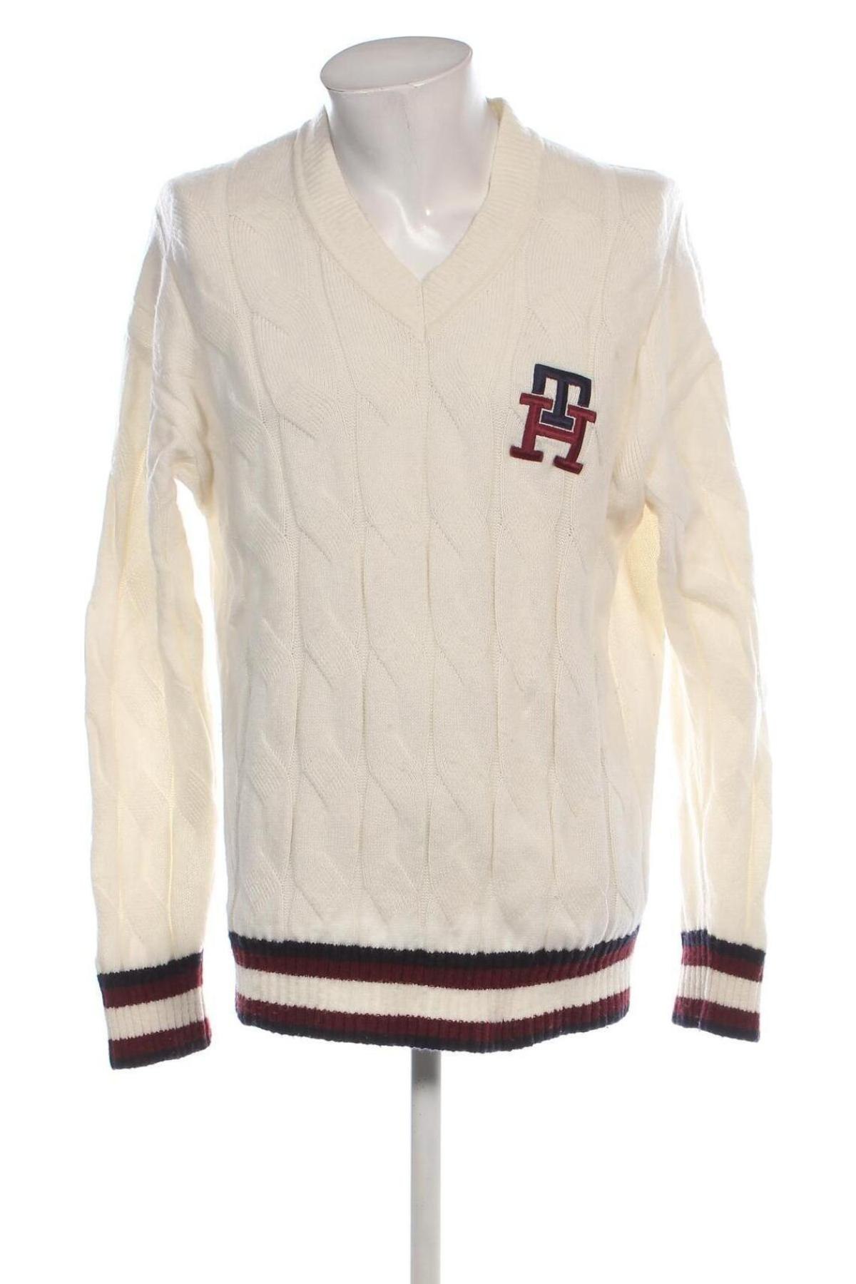 Herrenpullover Tommy Hilfiger, Größe S, Farbe Weiß, Preis € 75,99