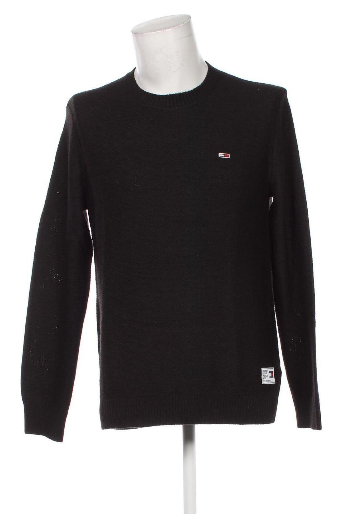 Herrenpullover Tommy Jeans, Größe M, Farbe Schwarz, Preis 50,99 €