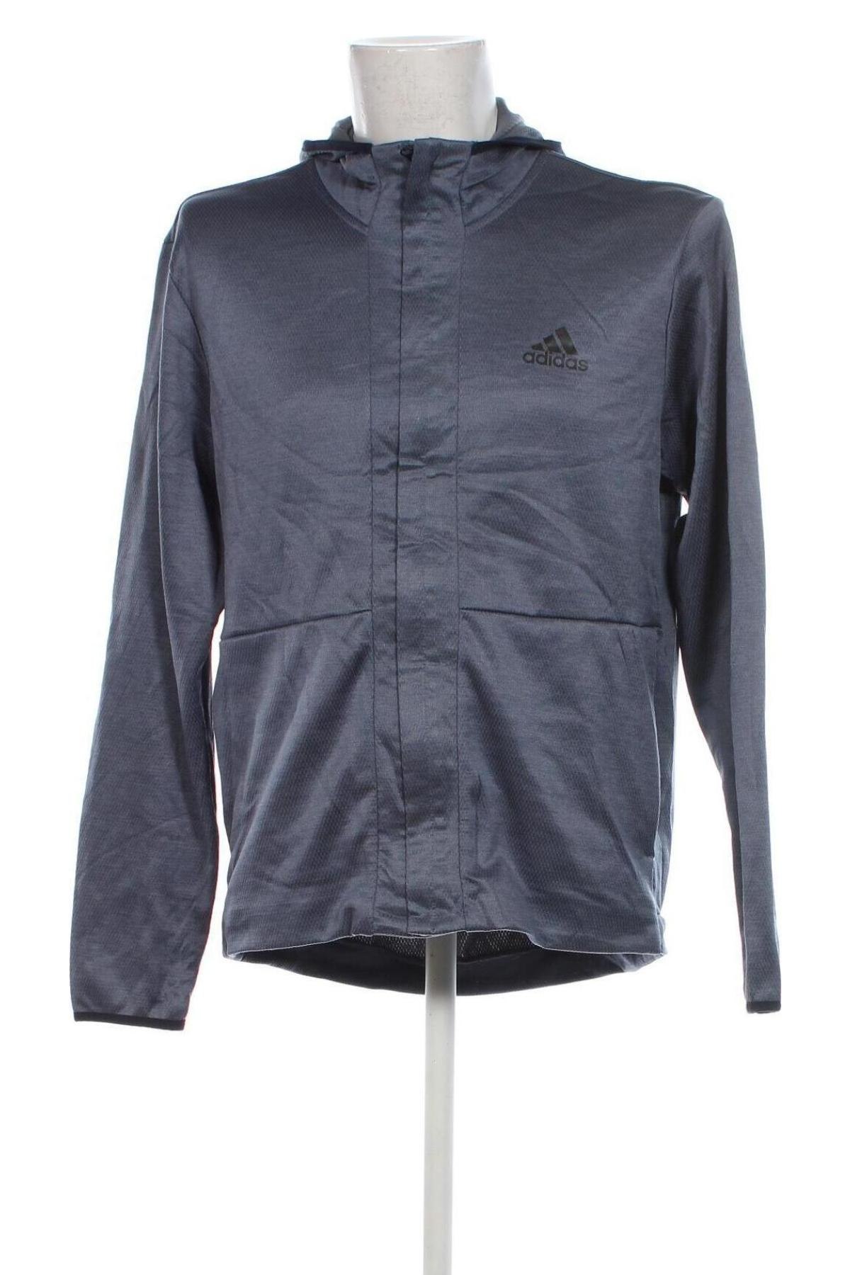 Herren Sweatshirt Adidas, Größe L, Farbe Blau, Preis € 34,99