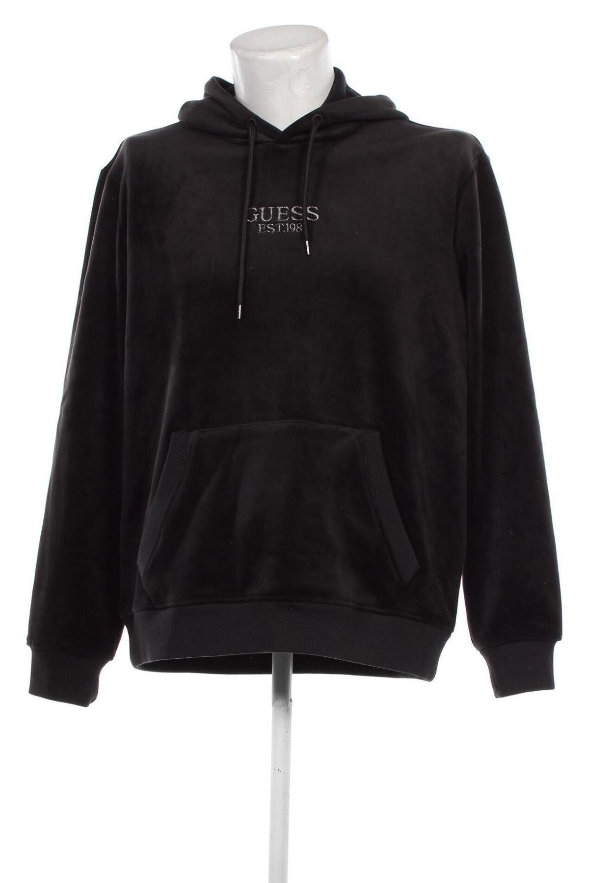 Herren Sweatshirt Guess, Größe L, Farbe Schwarz, Preis 76,99 €