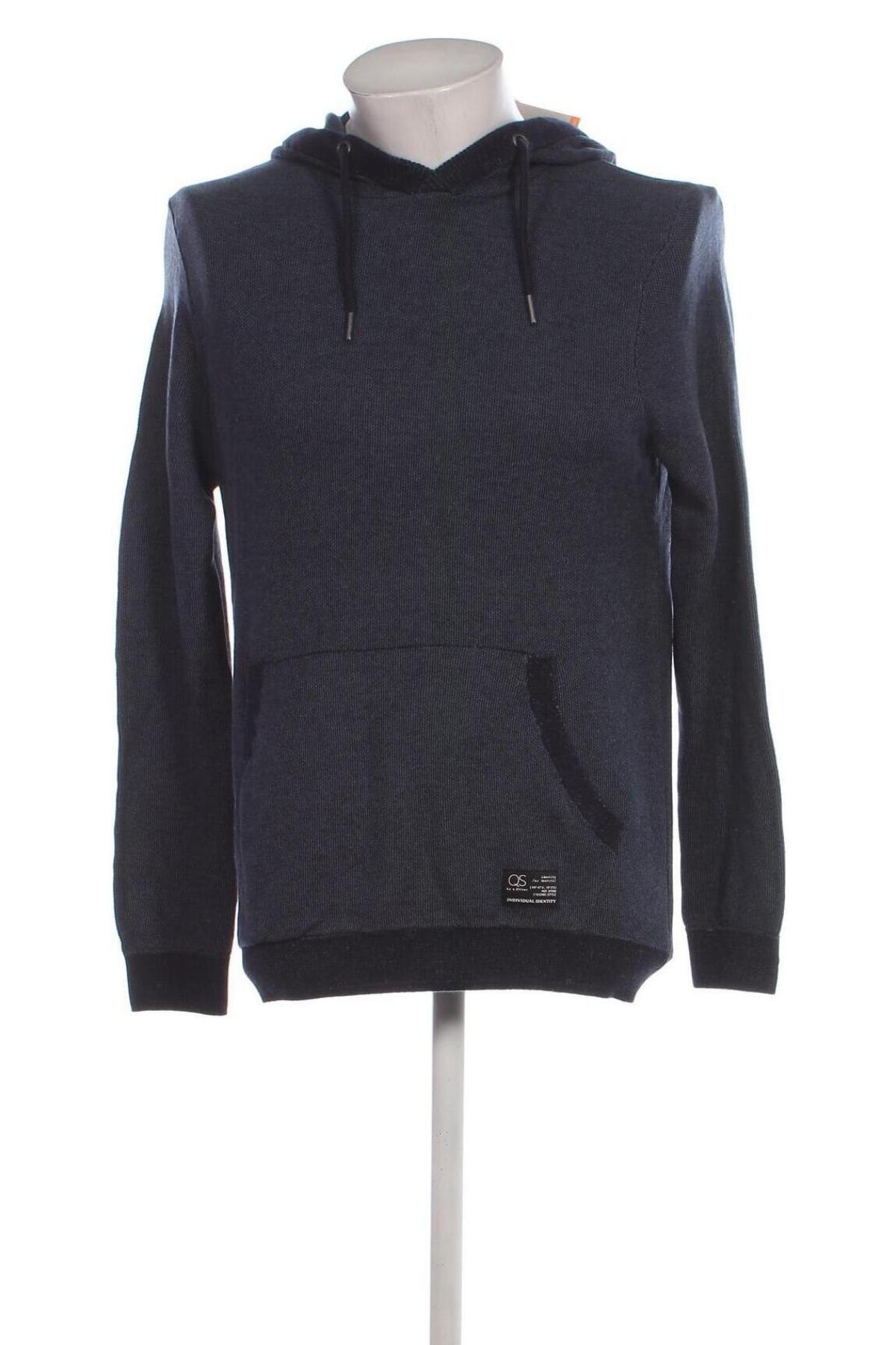 Herren Sweatshirt Q/S by S.Oliver, Größe M, Farbe Blau, Preis 45,49 €