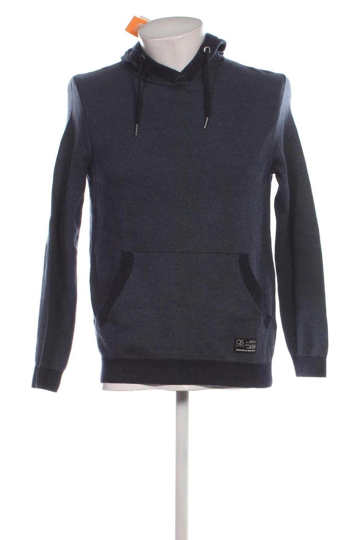 Herren Sweatshirt Q/S by S.Oliver, Größe S, Farbe Blau, Preis 42,49 €