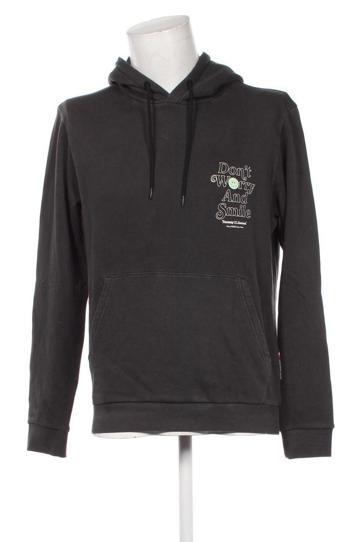 Herren Sweatshirt Tommy Jeans, Größe S, Farbe Grau, Preis € 44,99