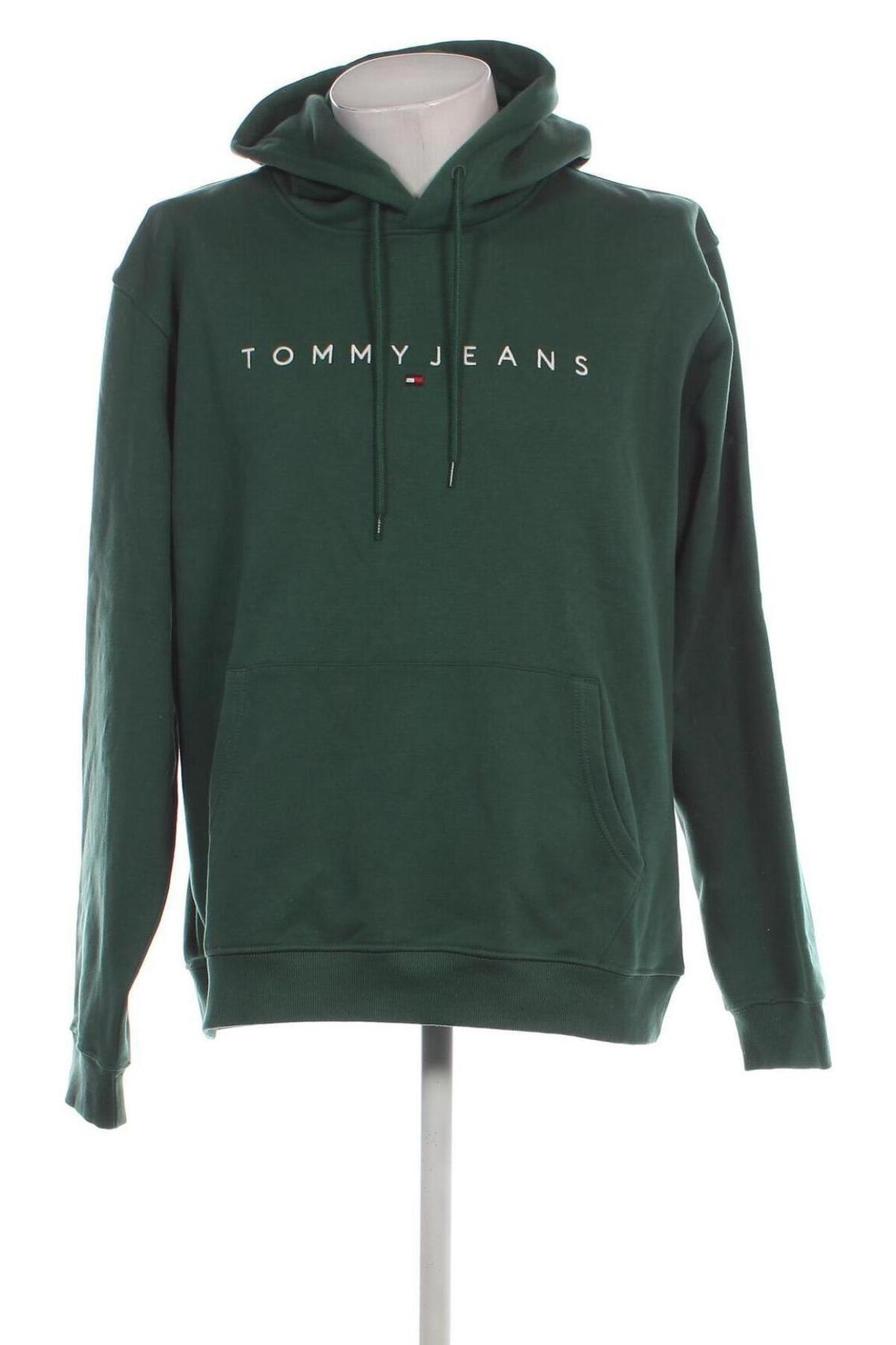 Hanorac de bărbați Tommy Jeans, Mărime XXL, Culoare Verde, Preț 598,99 Lei