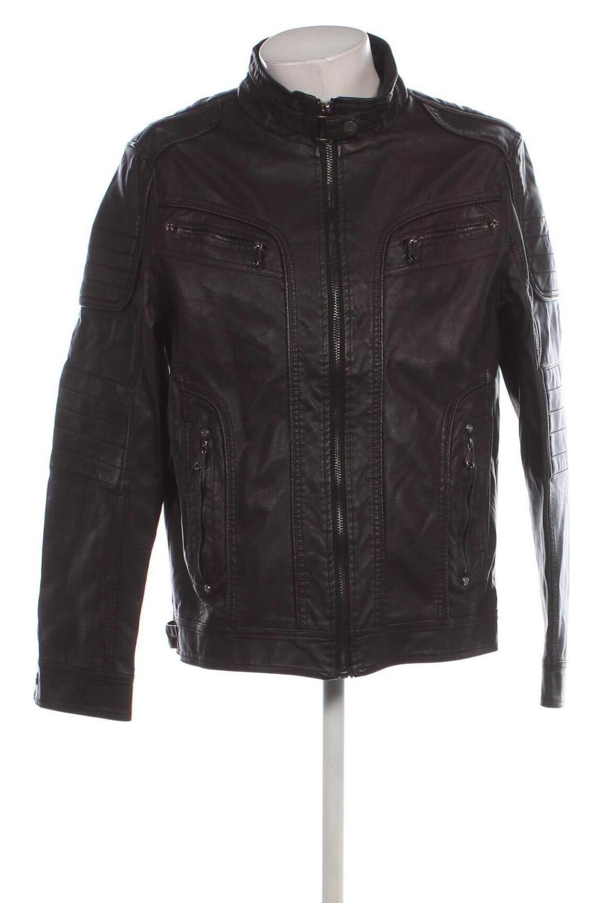 Herren Lederjacke Bangjuji, Größe XL, Farbe Braun, Preis € 31,99