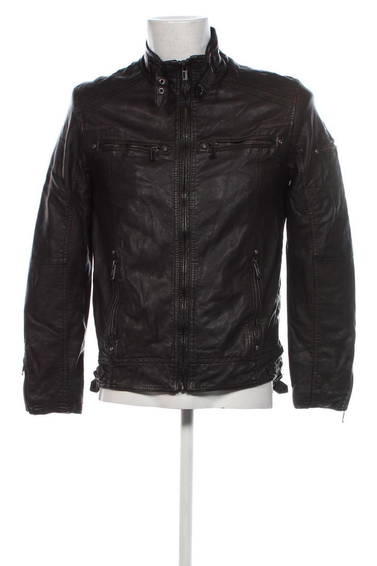 Herren Lederjacke Loft, Größe M, Farbe Braun, Preis 26,49 €