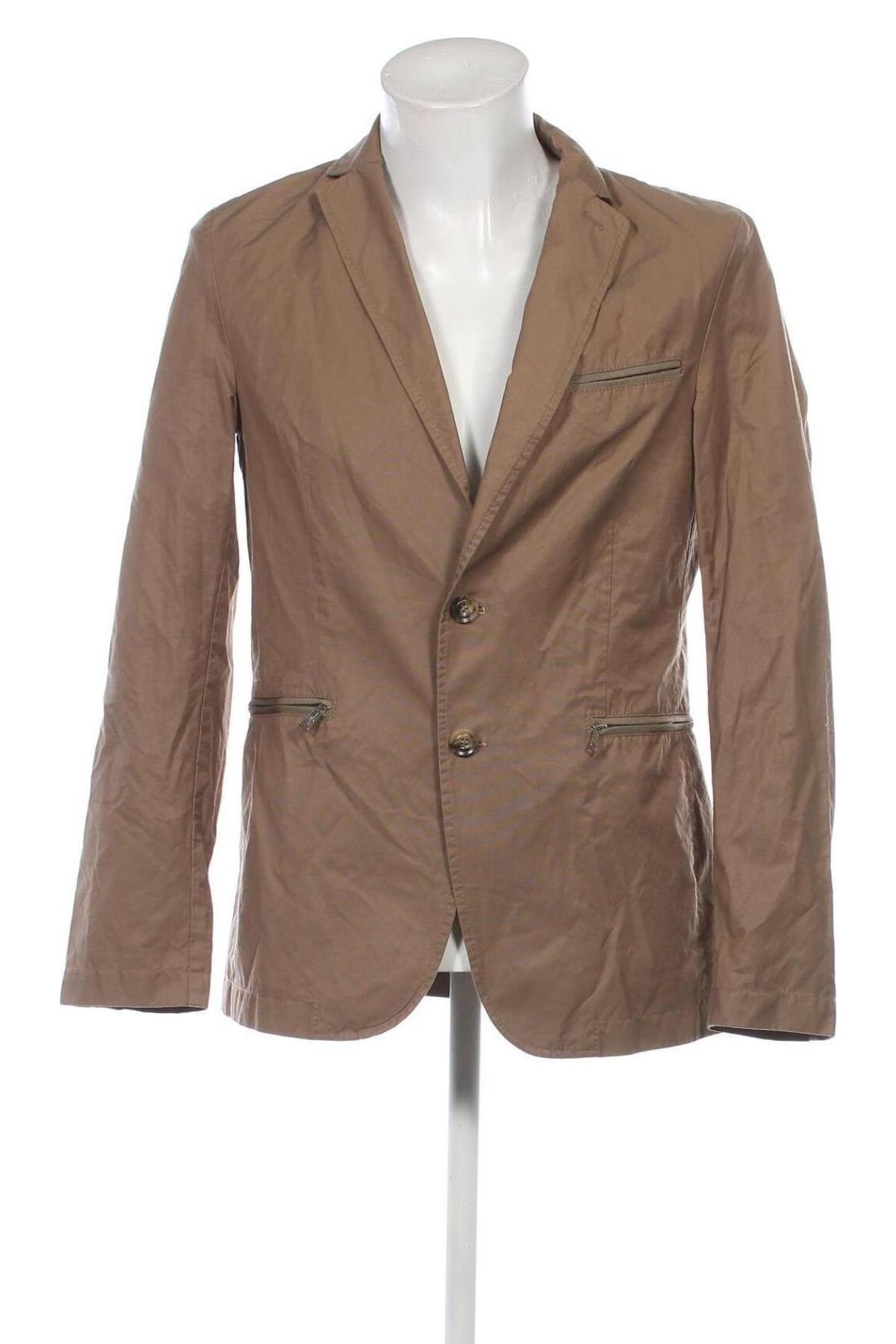 Herren Sakko 7 For All Mankind, Größe M, Farbe Beige, Preis € 58,99