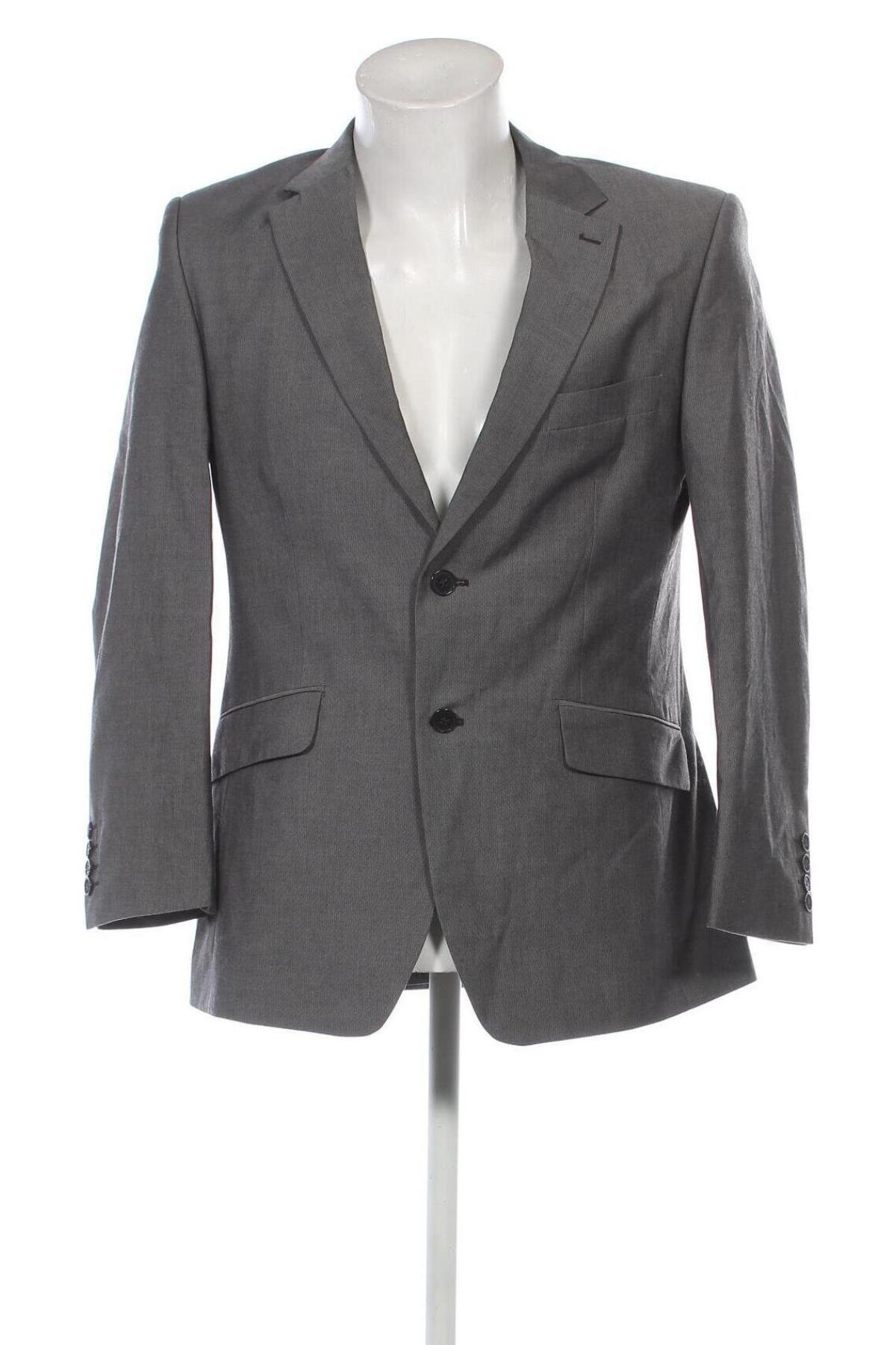 Herren Sakko Burton of London, Größe L, Farbe Grau, Preis € 41,99