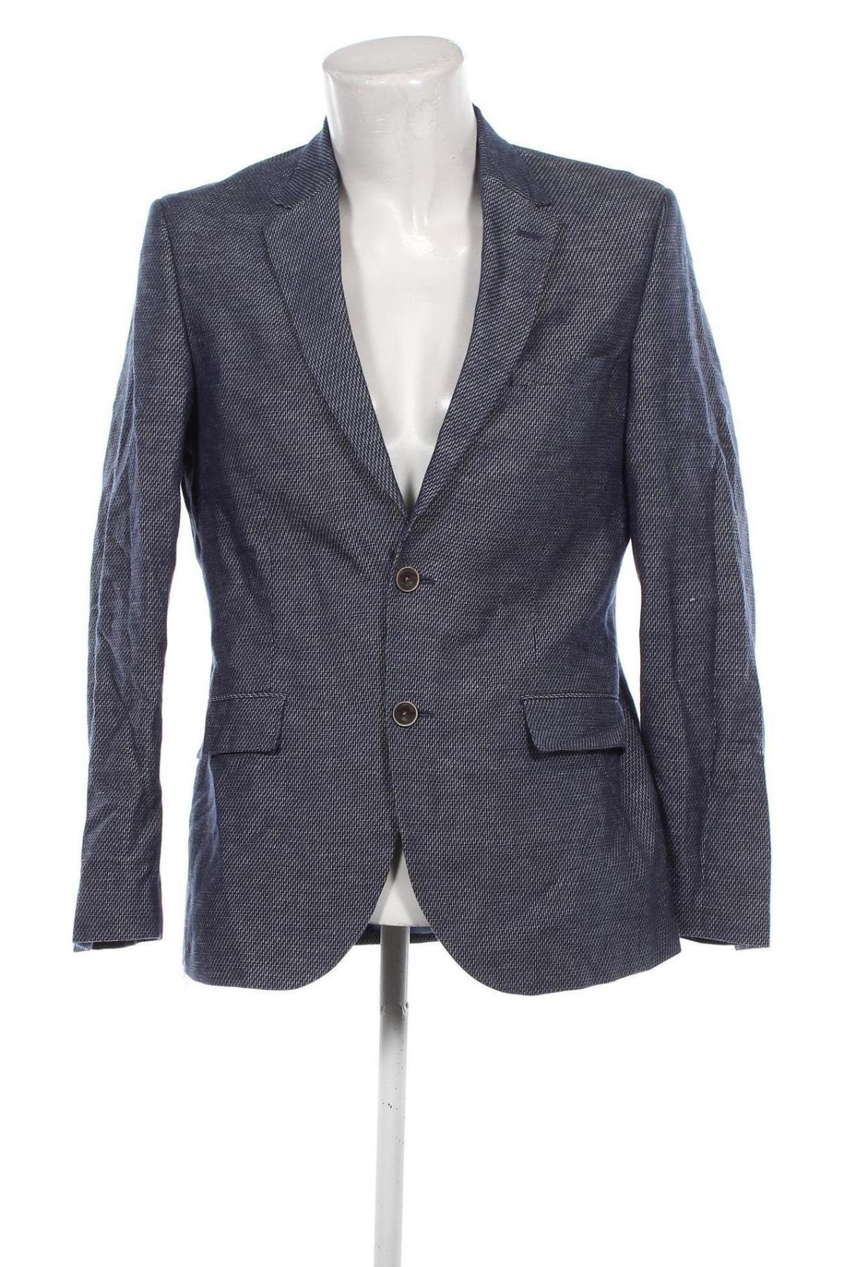 Herren Sakko Marks & Spencer, Größe L, Farbe Blau, Preis € 21,99