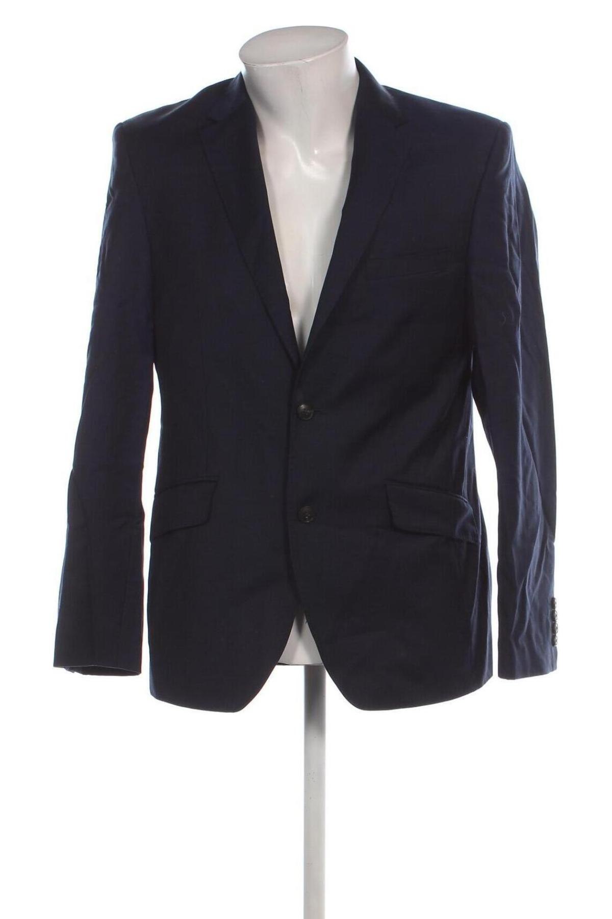 Herren Sakko Marks & Spencer, Größe L, Farbe Blau, Preis € 15,49