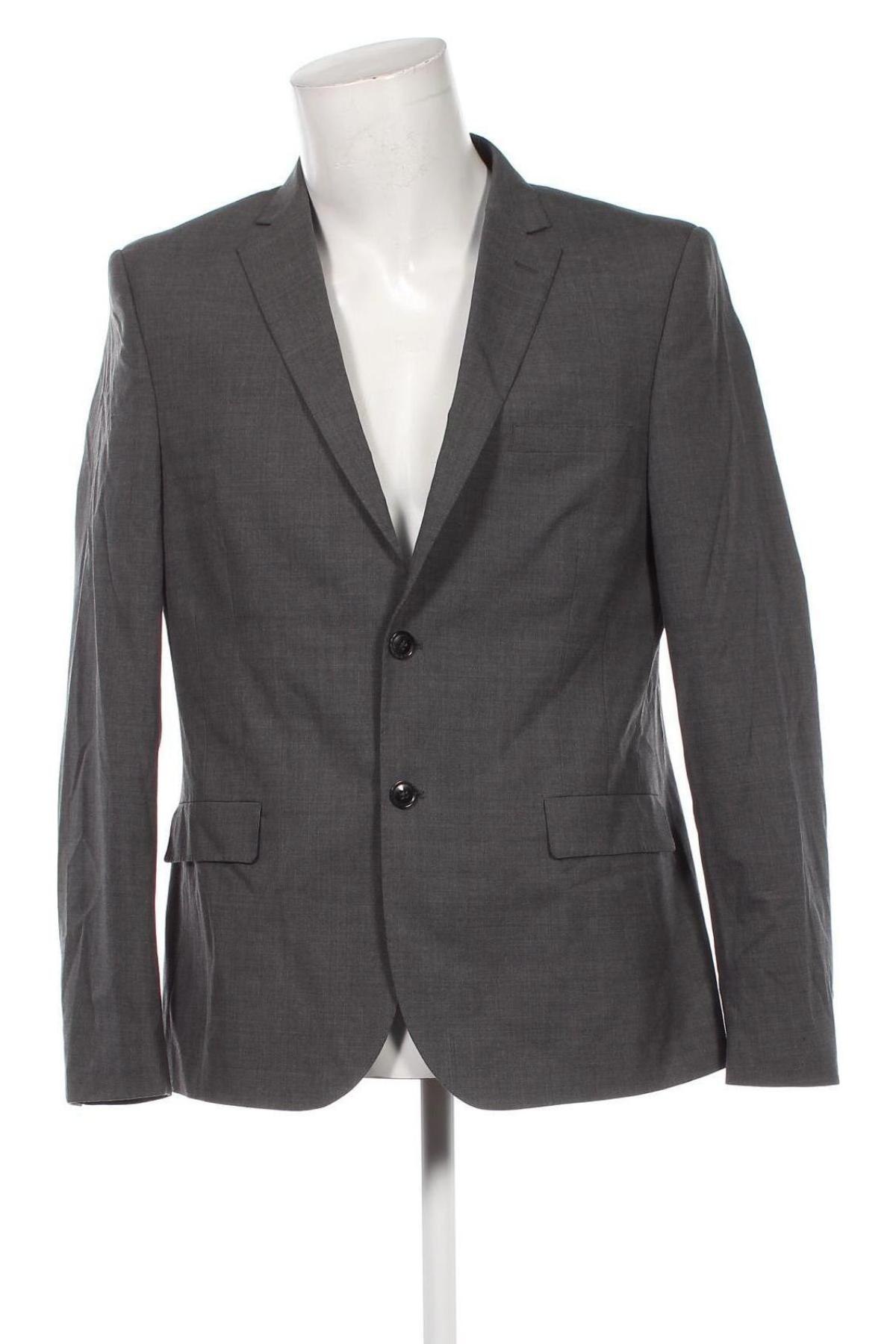 Herren Sakko Marks & Spencer, Größe L, Farbe Grau, Preis € 15,49