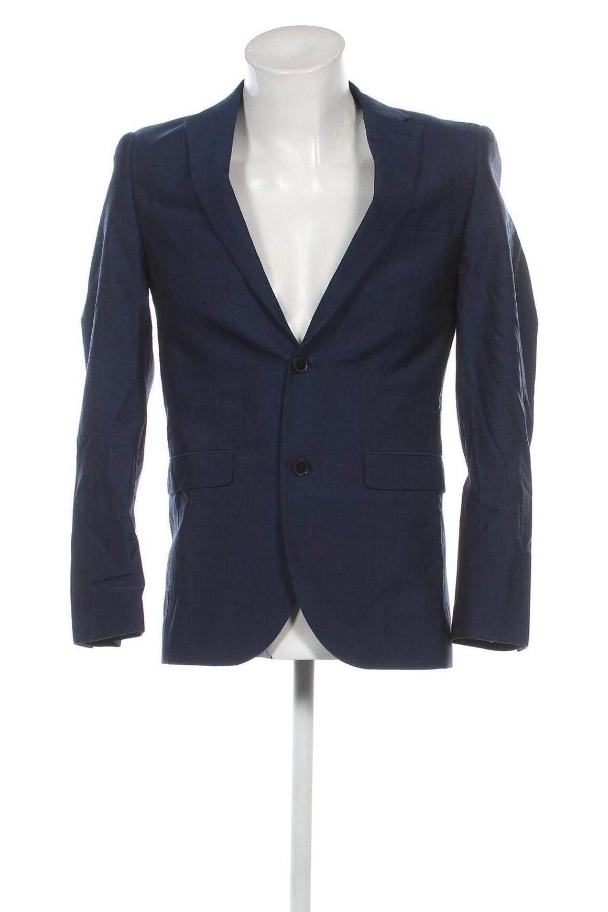 Herren Sakko Next, Größe M, Farbe Blau, Preis 18,99 €