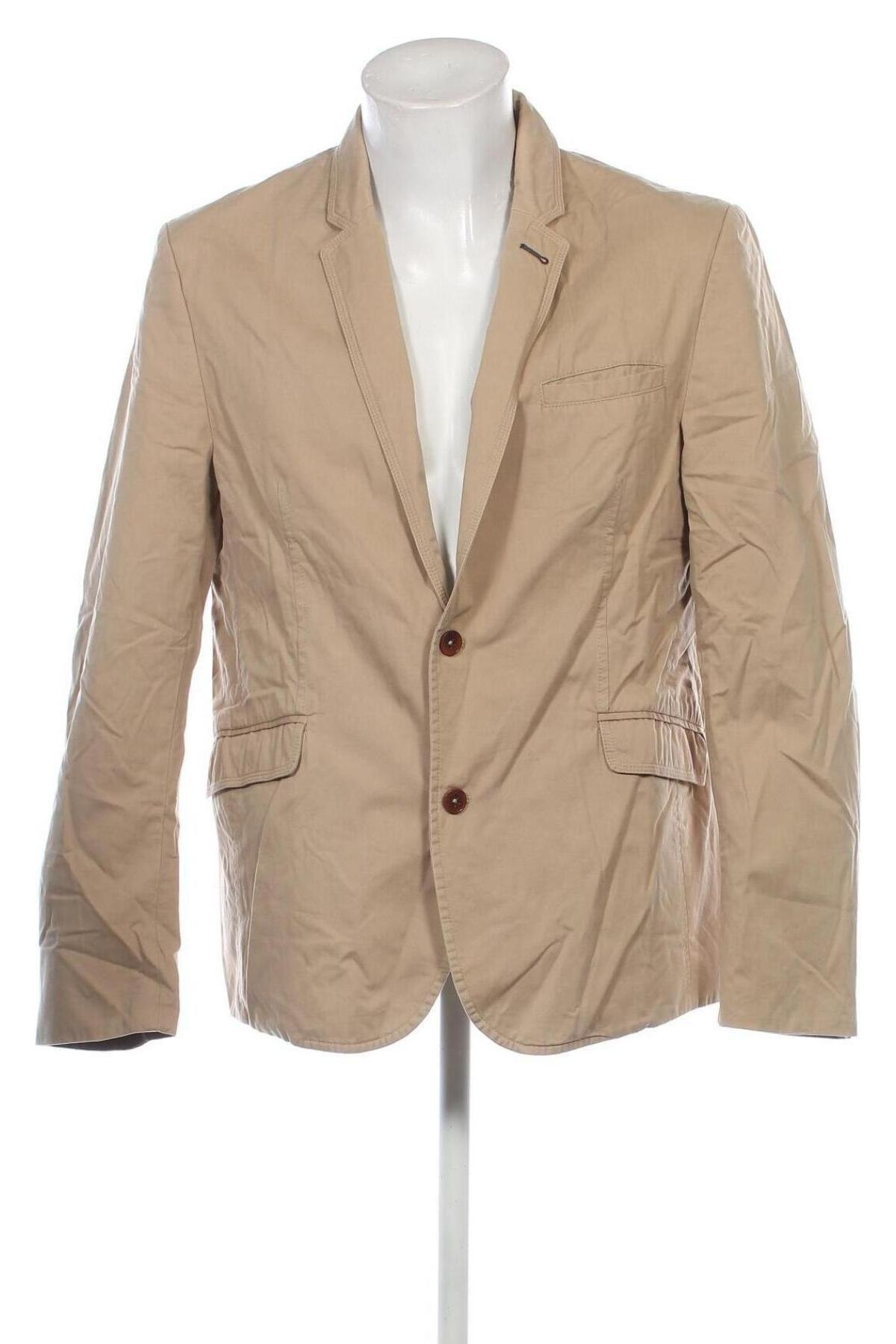 Herren Sakko Ted Baker, Größe L, Farbe Beige, Preis 34,49 €