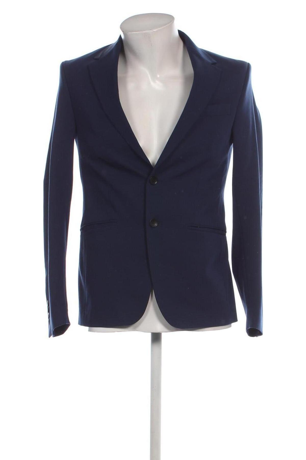 Herren Sakko Zara, Größe M, Farbe Blau, Preis € 16,99