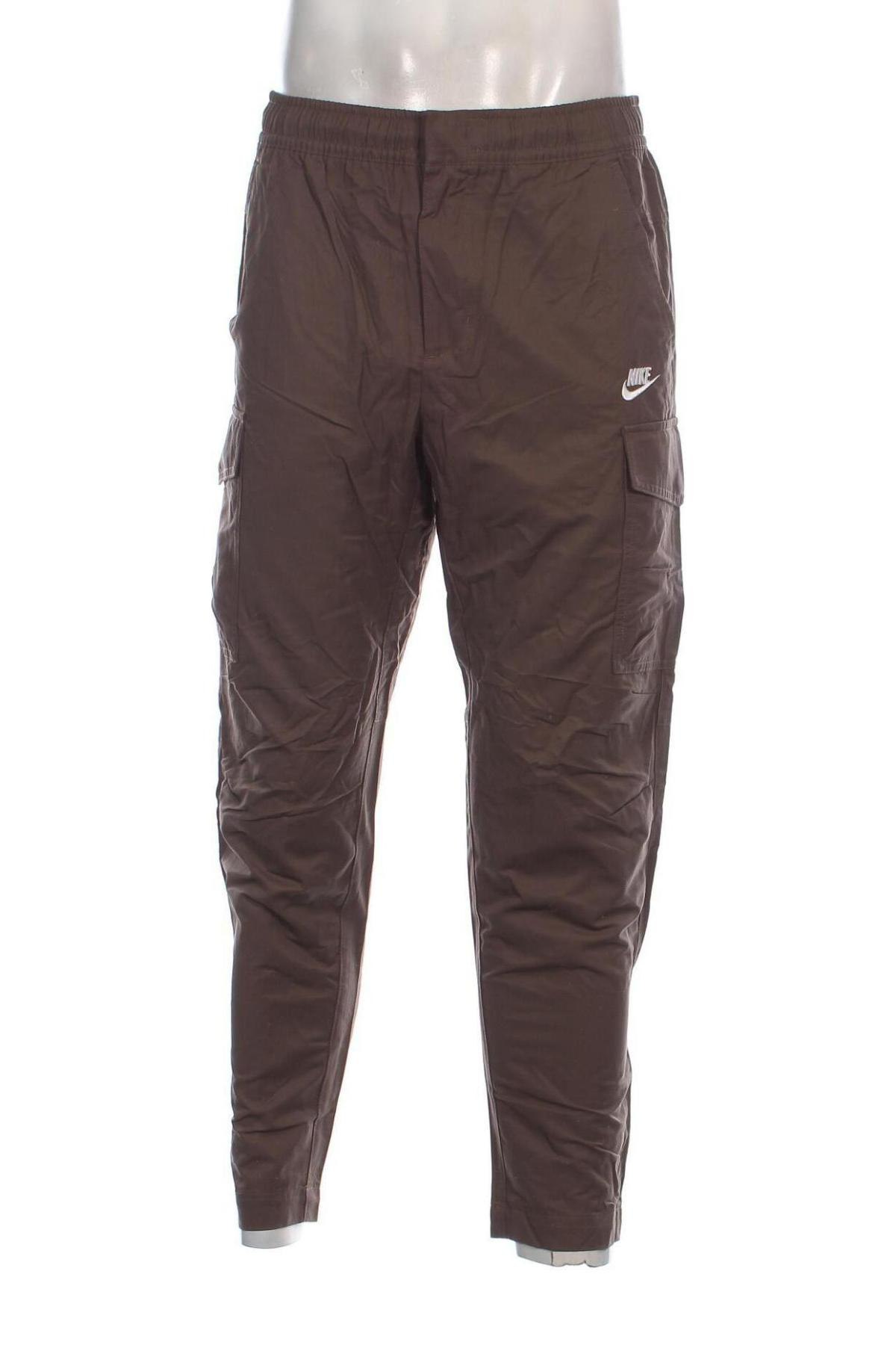 Pantaloni trening de bărbați Nike, Mărime M, Culoare Bej, Preț 128,99 Lei