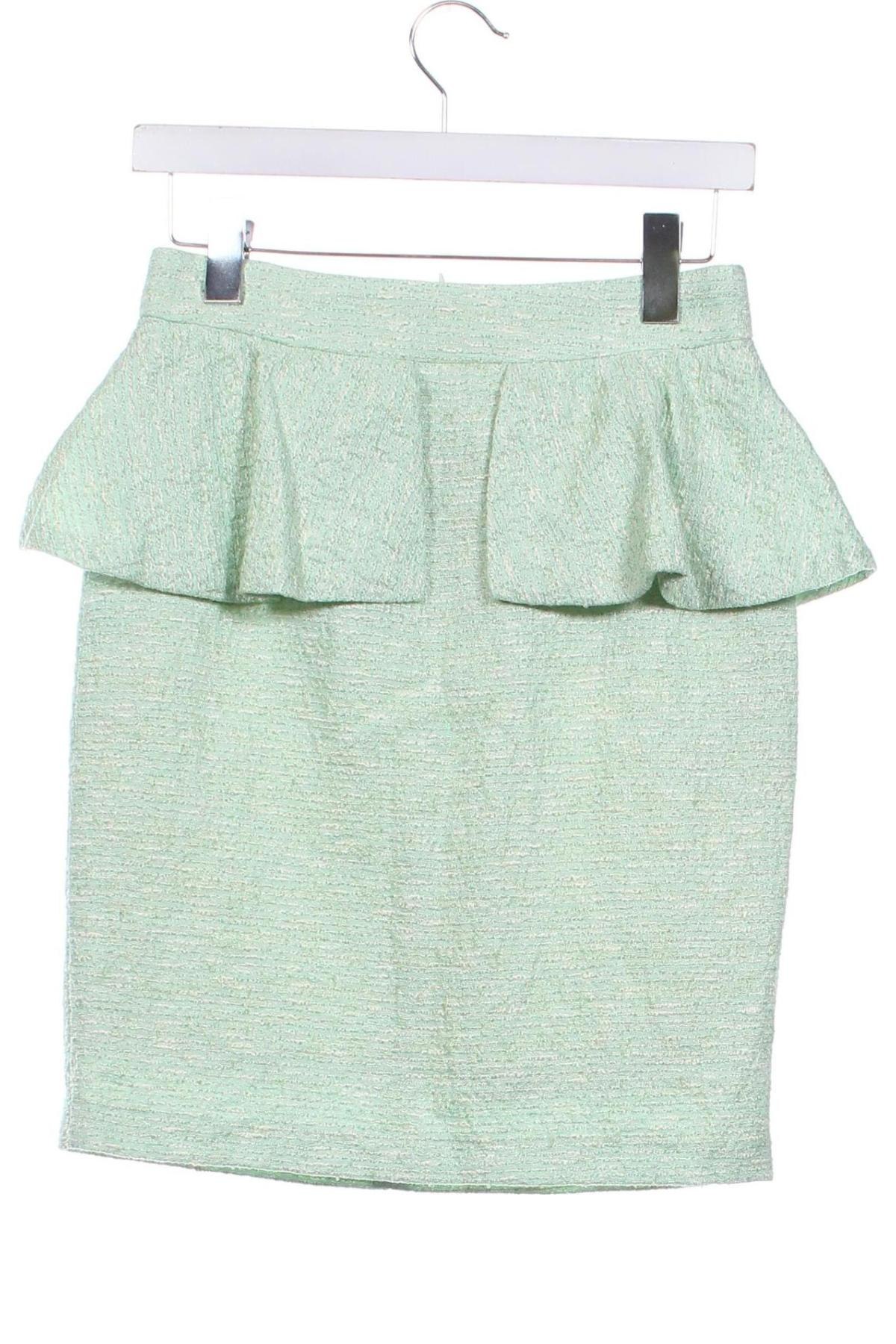 Fustă Zara, Mărime XS, Culoare Verde, Preț 33,99 Lei