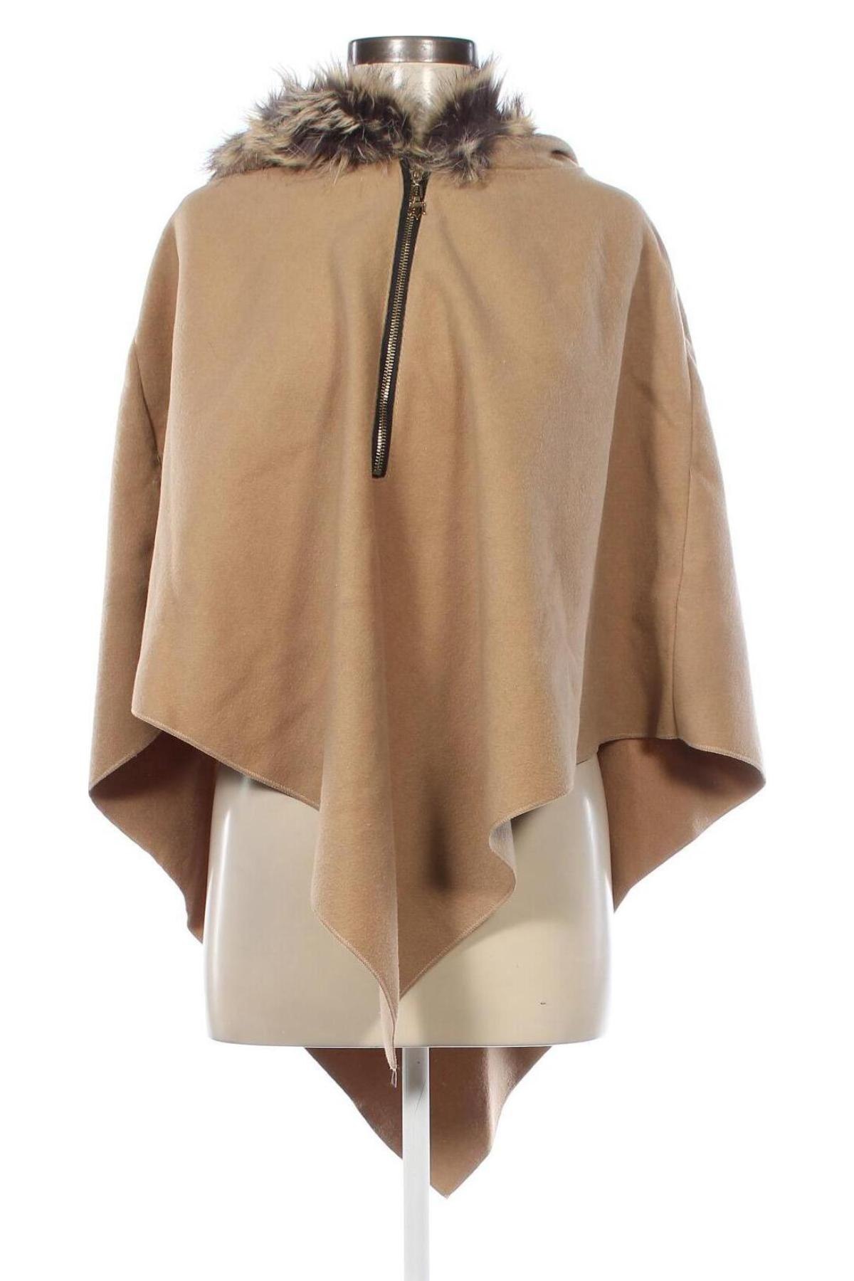 Poncho Made In Italy, Größe M, Farbe Beige, Preis € 6,99