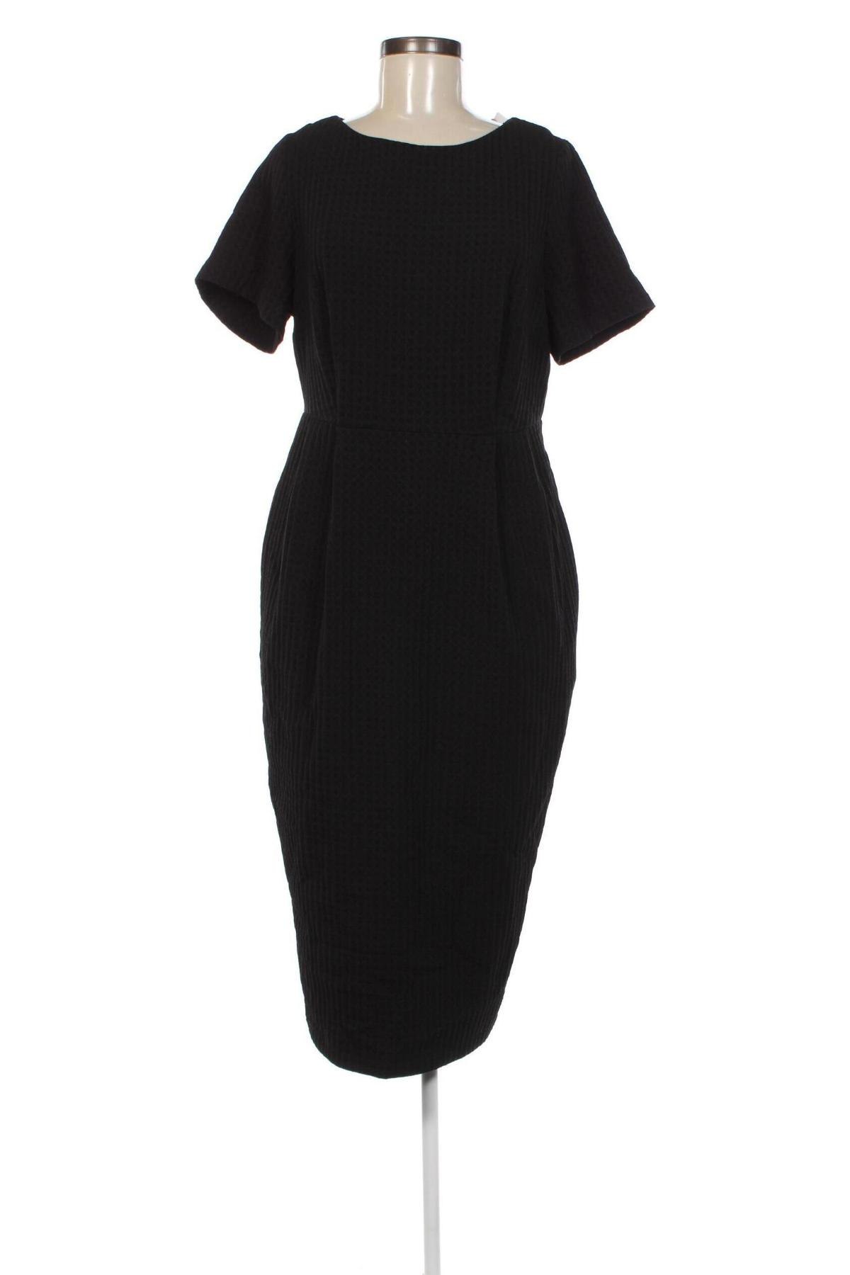 Kleid ASOS, Größe XL, Farbe Schwarz, Preis 28,99 €