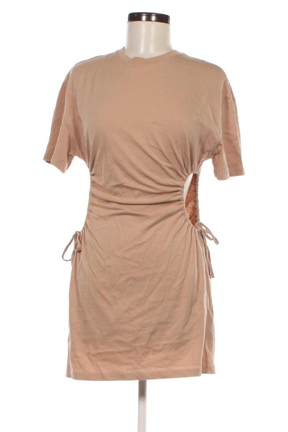 Kleid Bershka, Größe S, Farbe Beige, Preis 7,99 €