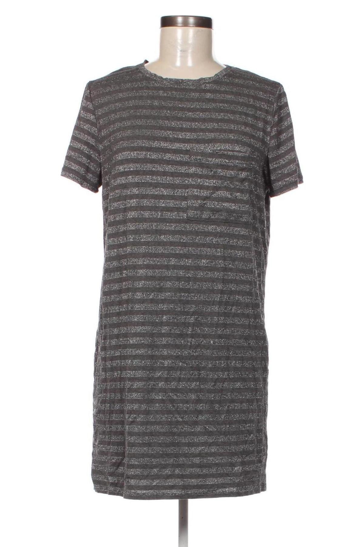 Kleid Bershka, Größe L, Farbe Grau, Preis 13,49 €