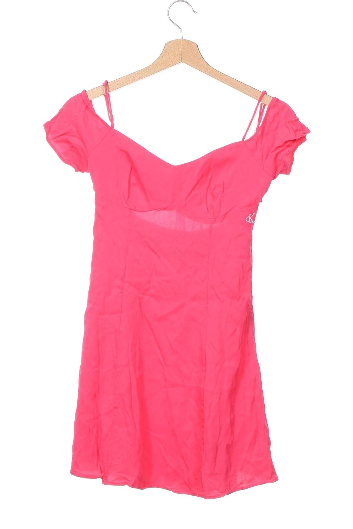 Kleid Calvin Klein Jeans, Größe XS, Farbe Rosa, Preis 24,99 €