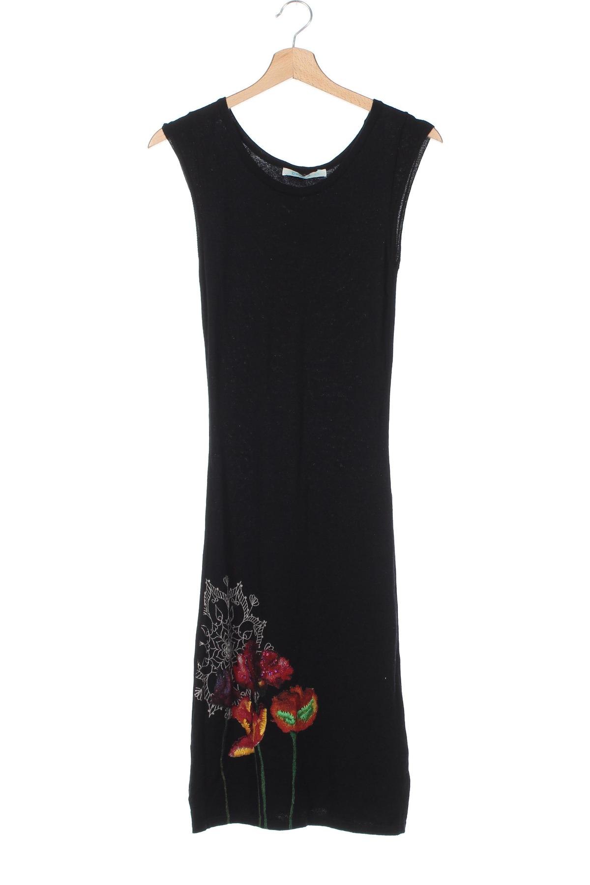 Kleid Desigual, Größe XS, Farbe Schwarz, Preis € 14,99