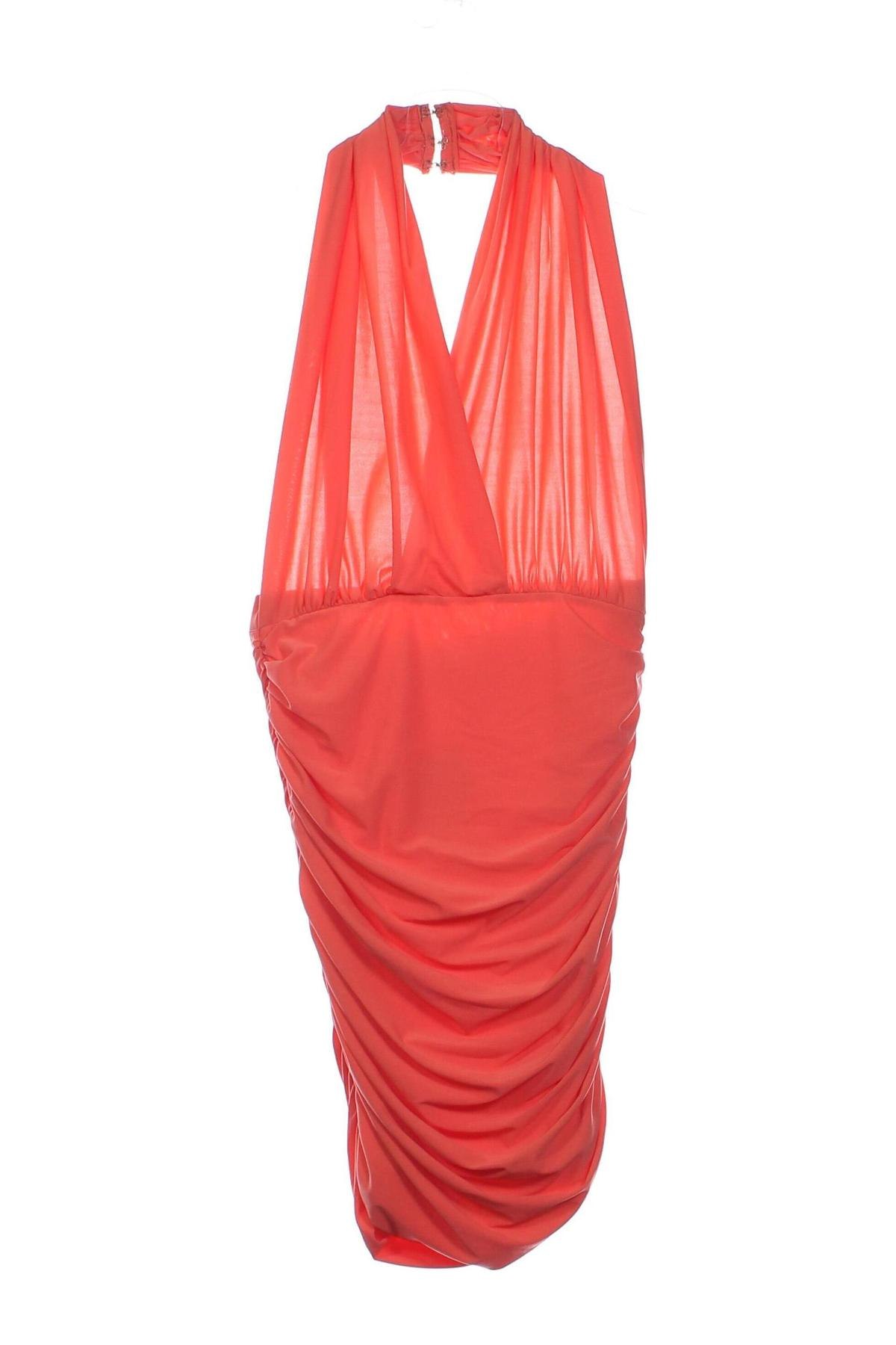 Kleid Eva & Lola, Größe M, Farbe Orange, Preis 12,99 €