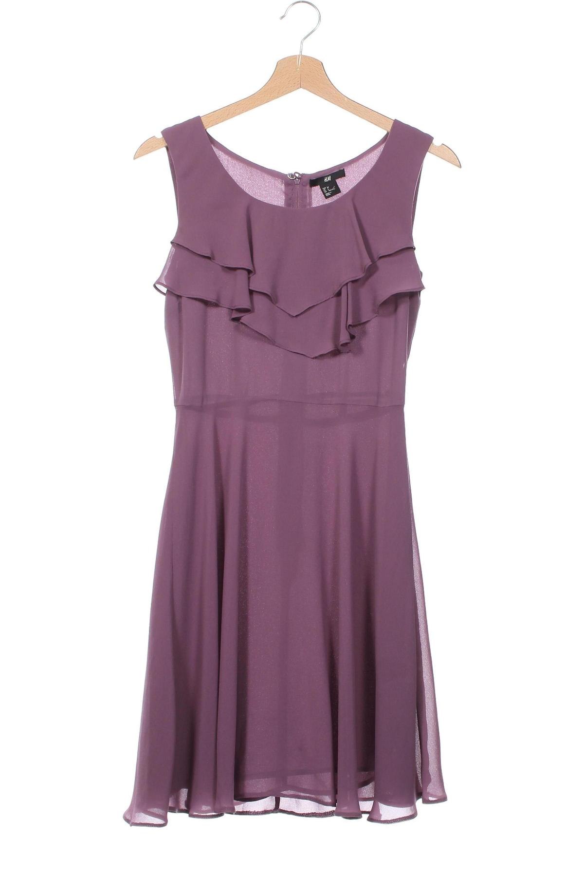 Kleid H&M, Größe XS, Farbe Lila, Preis € 8,99