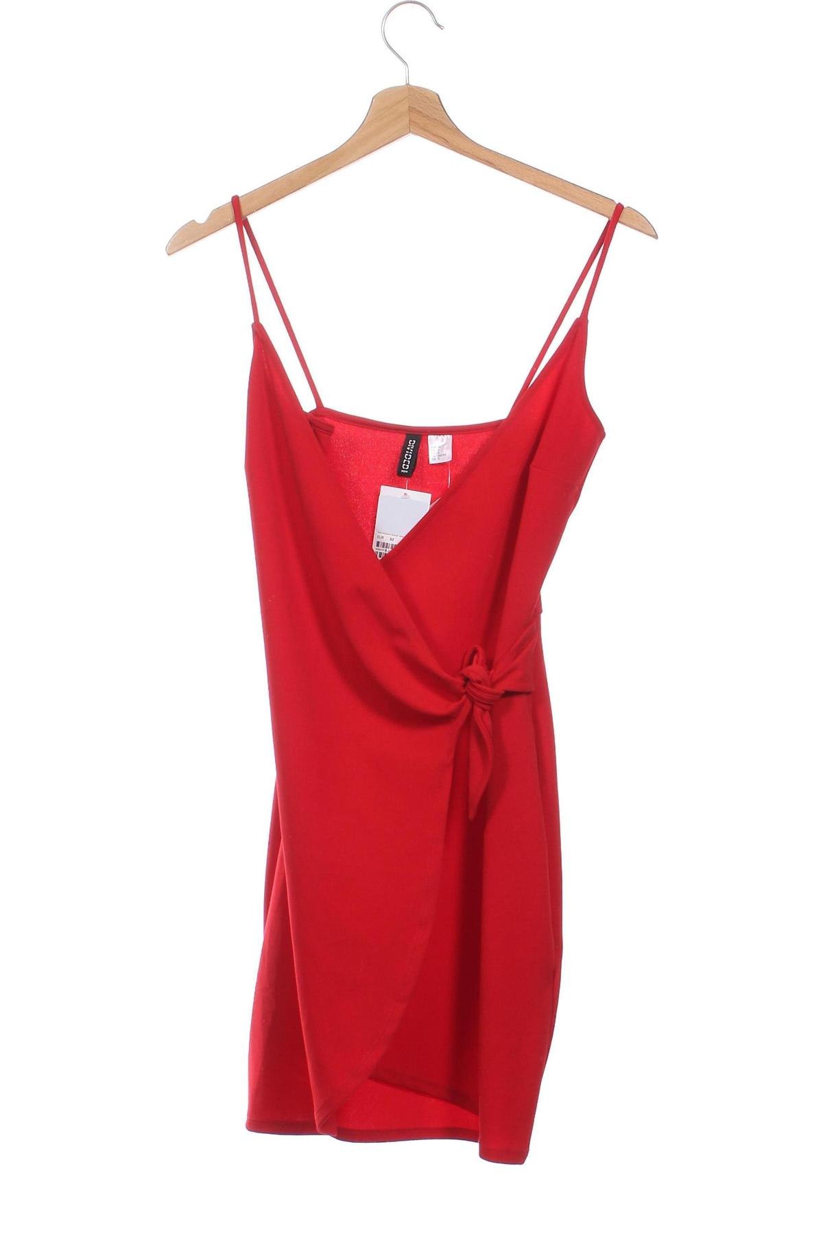 Kleid H&M Divided, Größe XXS, Farbe Rot, Preis € 8,49