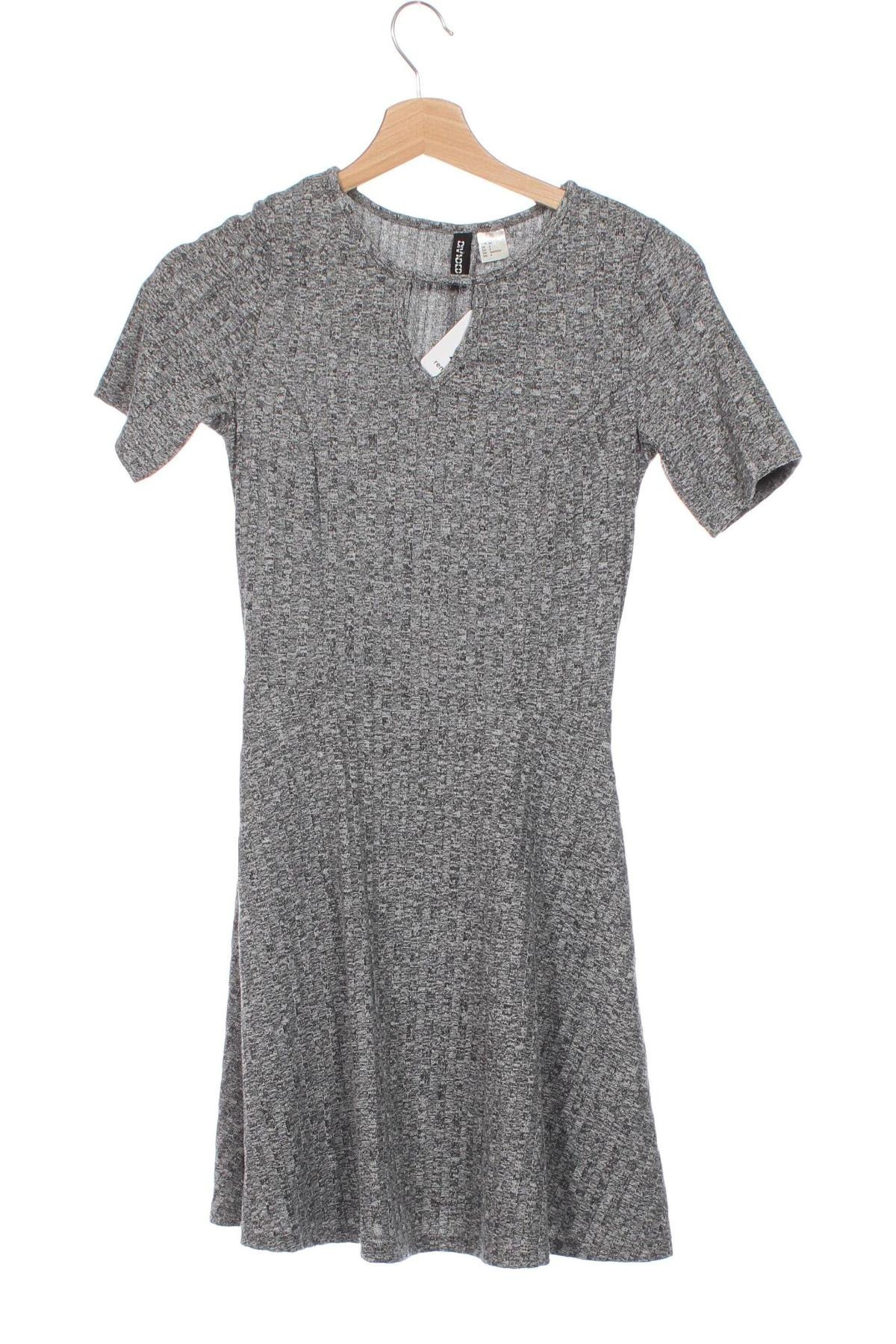 Kleid H&M Divided, Größe XS, Farbe Grau, Preis € 5,99