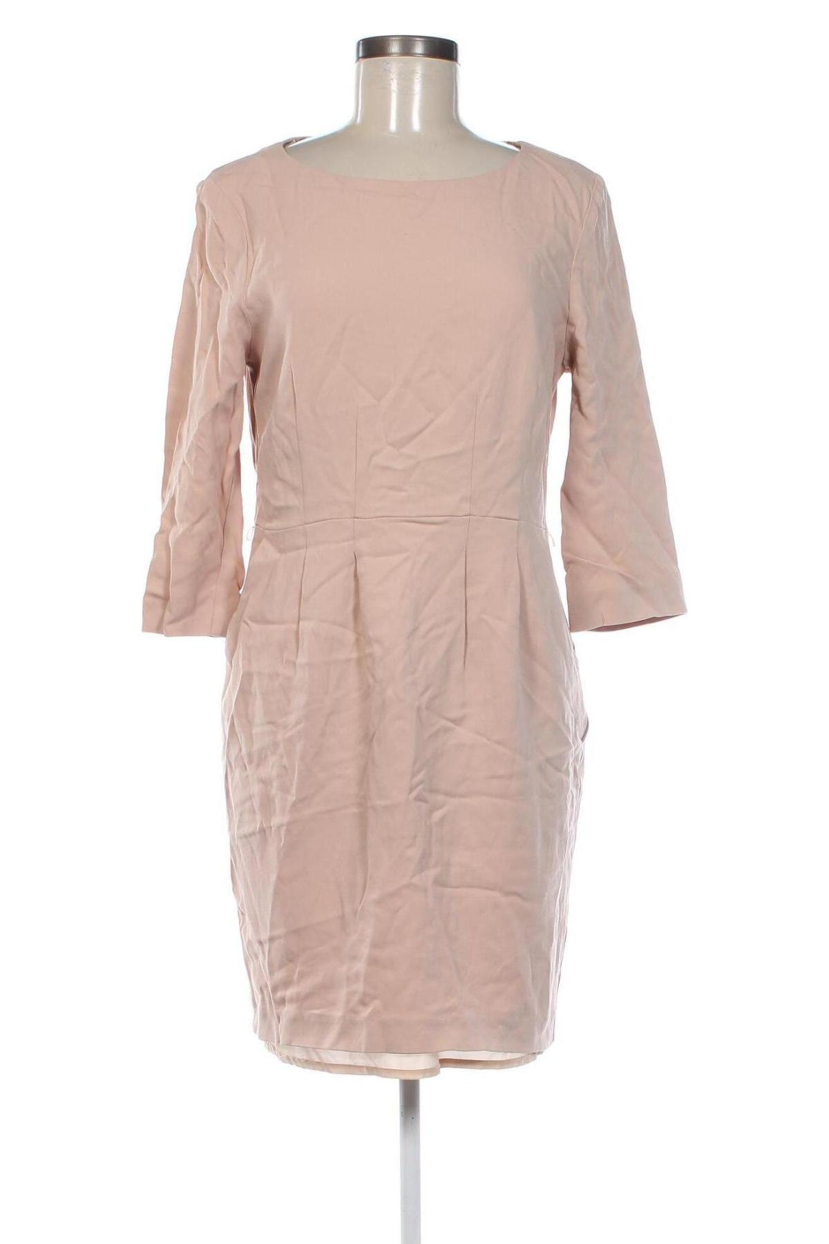 Kleid Hallhuber, Größe L, Farbe Beige, Preis € 29,99