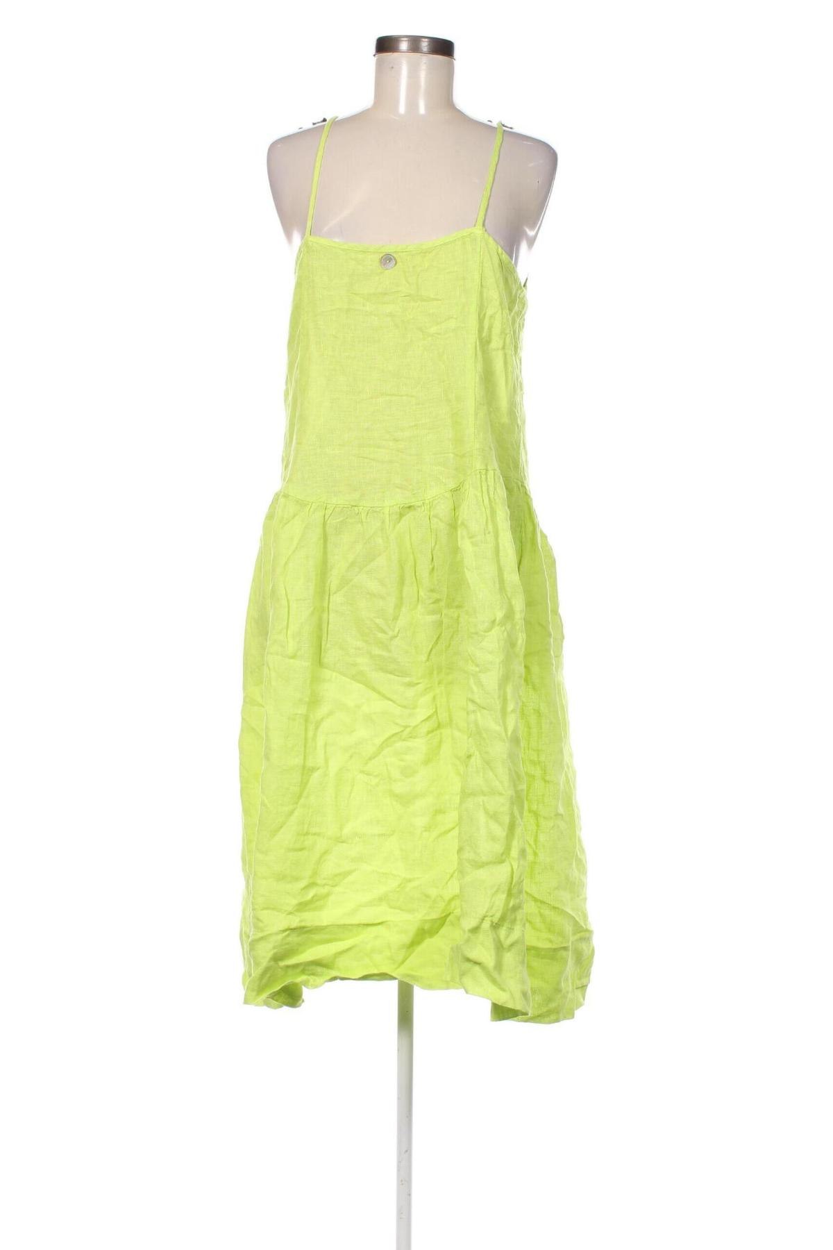 Rochie LA FABBRICA DEL LINO, Mărime M, Culoare Verde, Preț 138,99 Lei