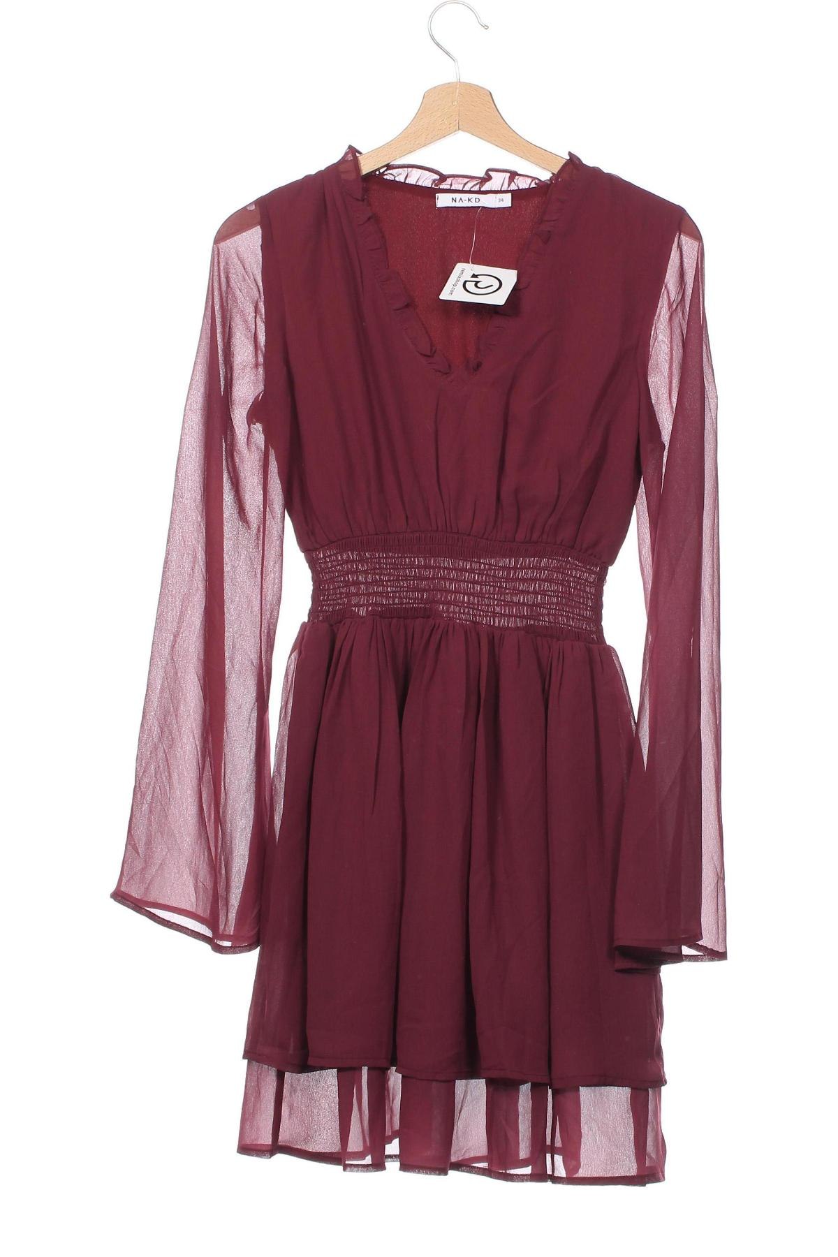 Kleid NA-KD, Größe XS, Farbe Rot, Preis € 16,49