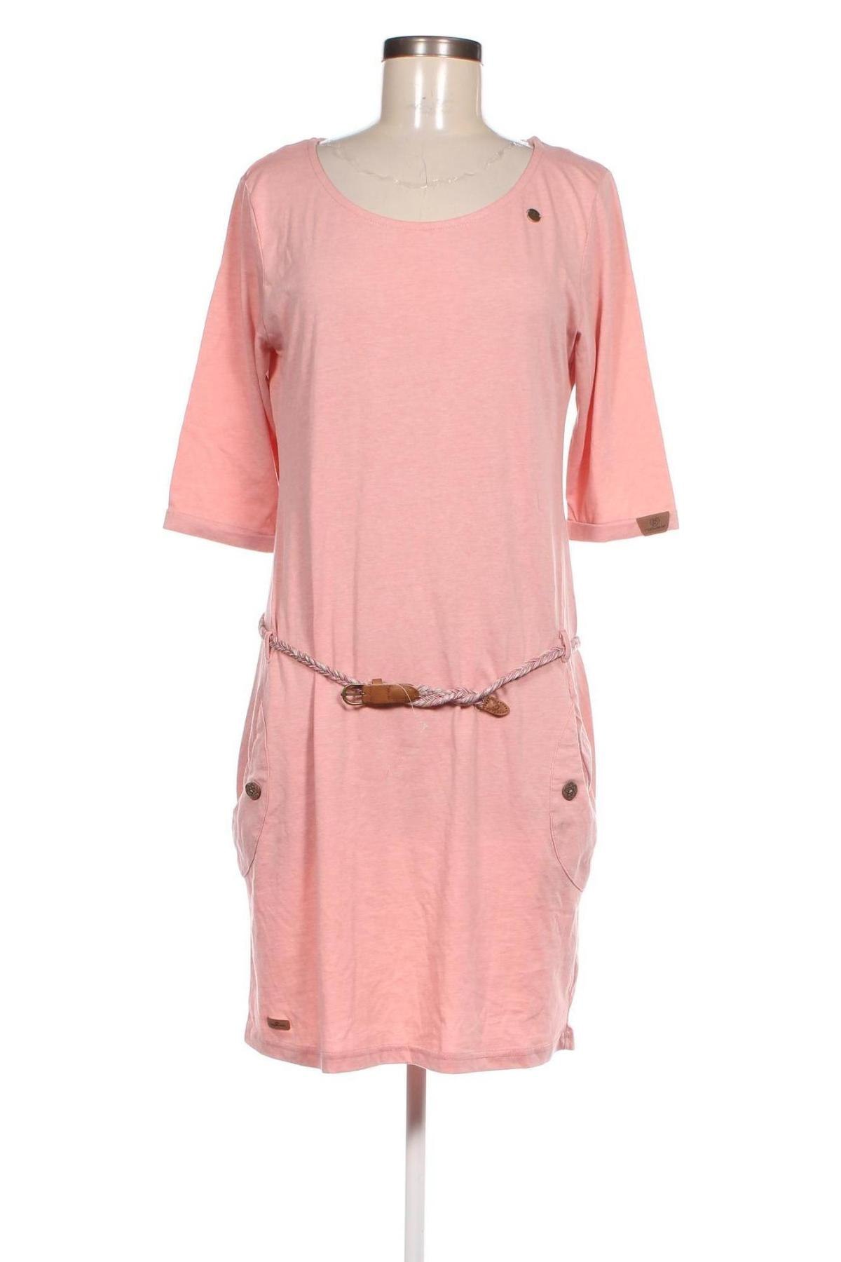 Kleid Ragwear, Größe L, Farbe Rosa, Preis 41,99 €