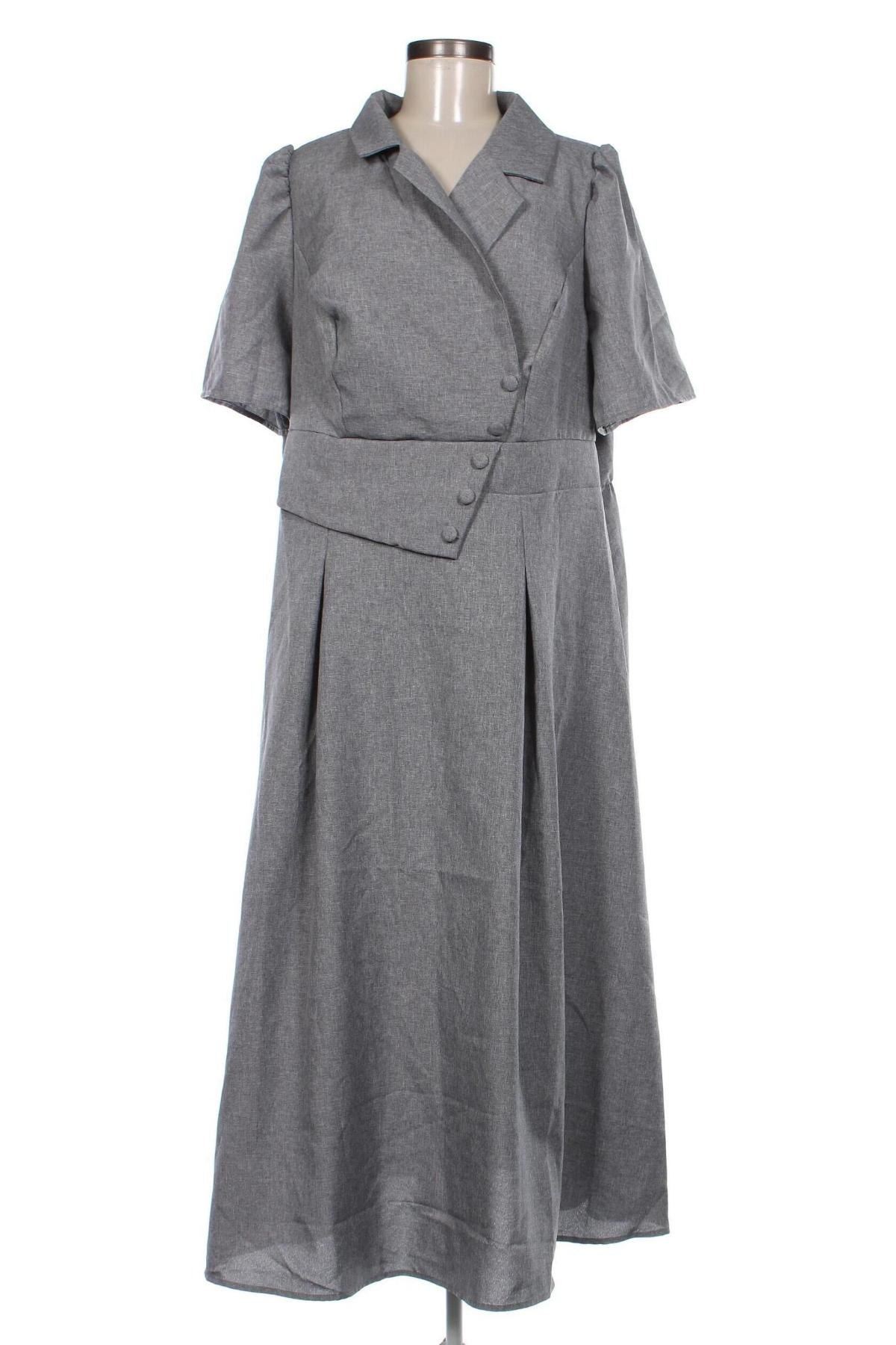 Kleid SHEIN, Größe 3XL, Farbe Grau, Preis € 17,99