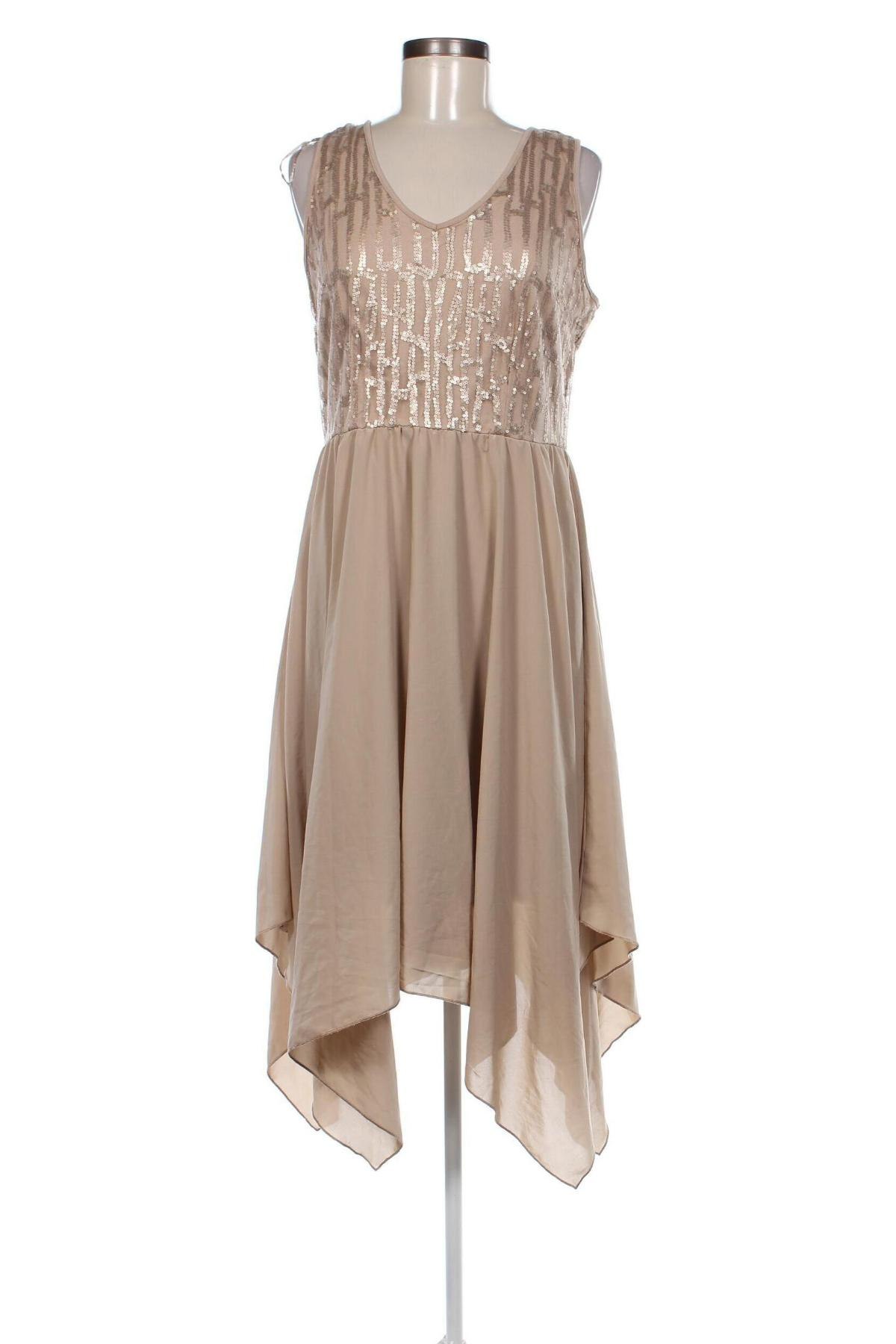 Kleid Samoon, Größe XL, Farbe Beige, Preis 13,99 €