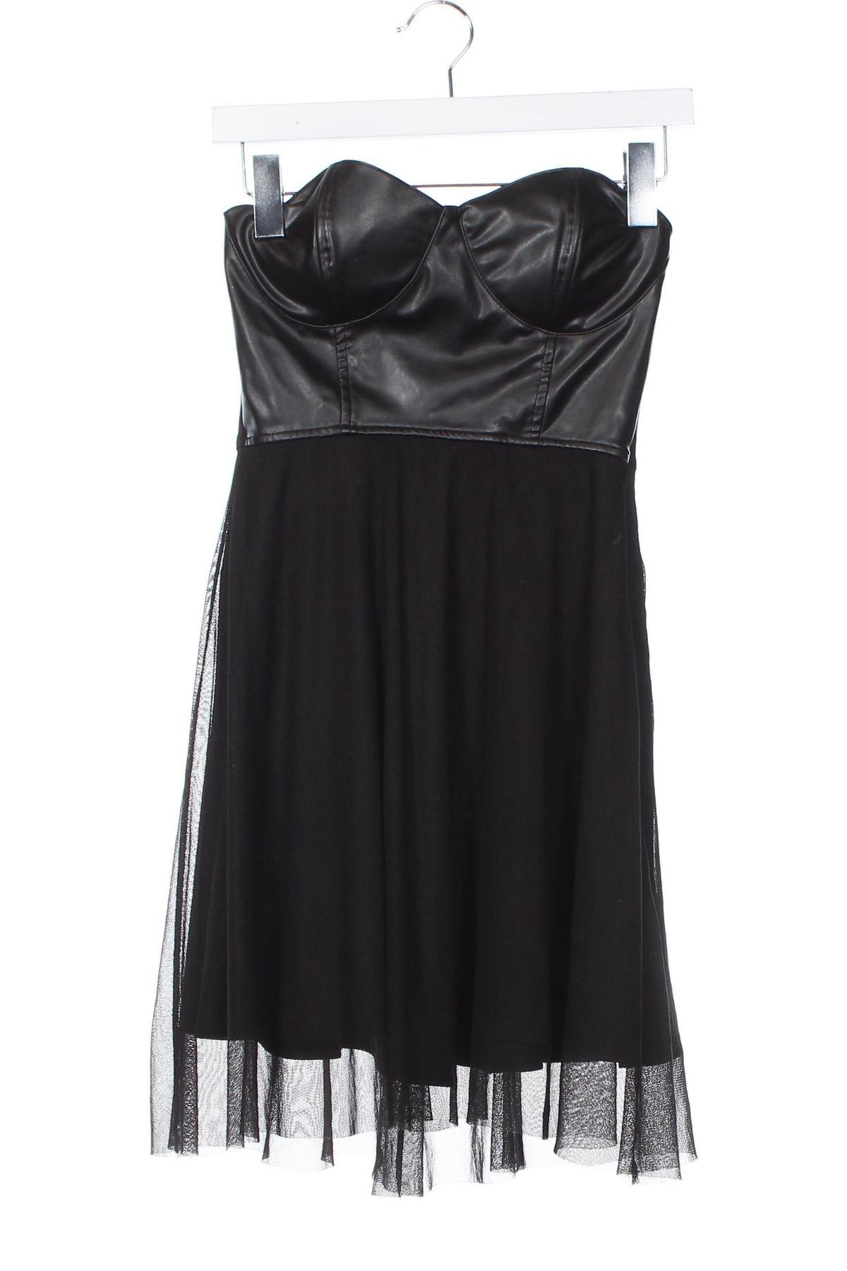 Kleid Sateen, Größe S, Farbe Schwarz, Preis 5,99 €