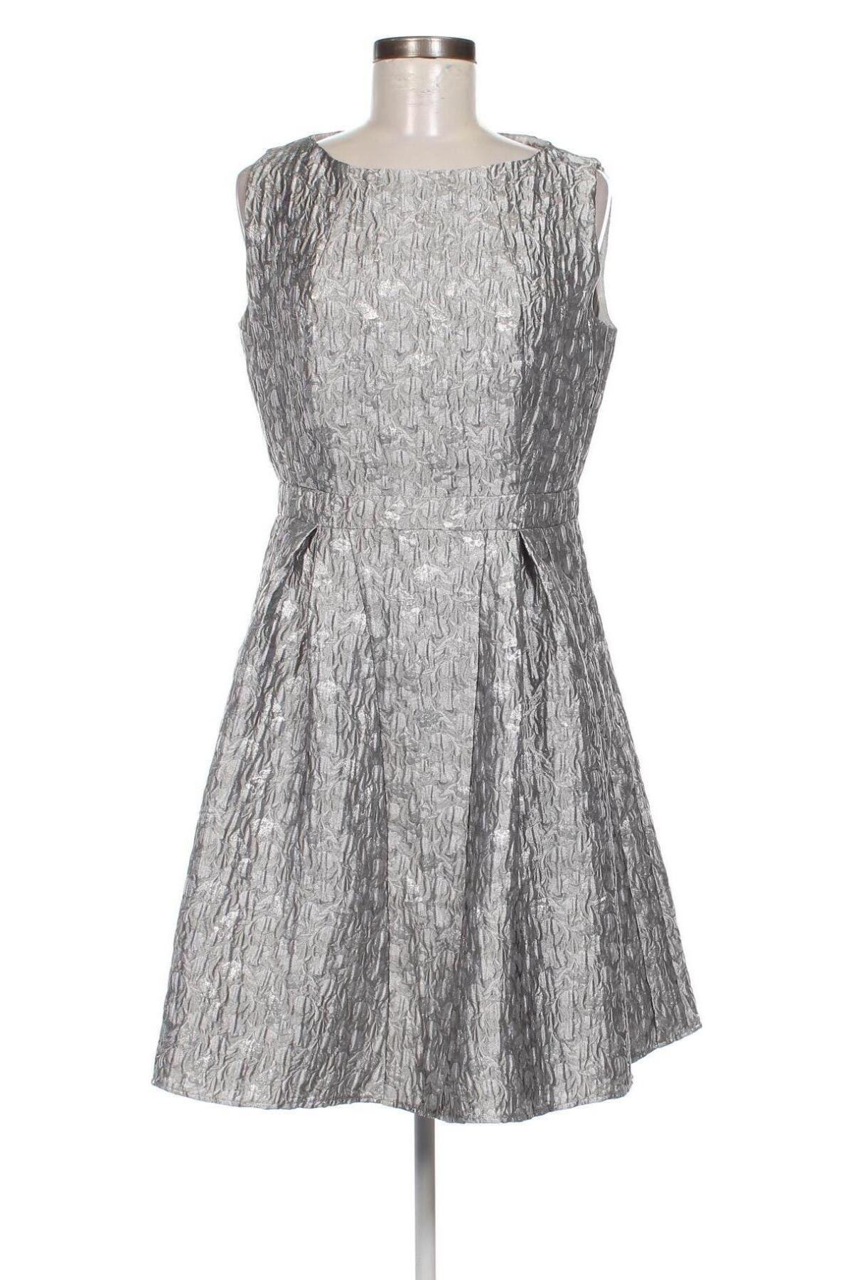 Kleid Swing, Größe L, Farbe Silber, Preis 49,00 €